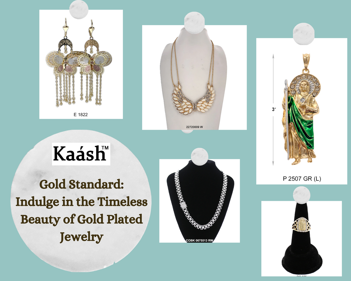 Indulge in the Timeless Beauty of Gold Plated Jewelry Kaashusa