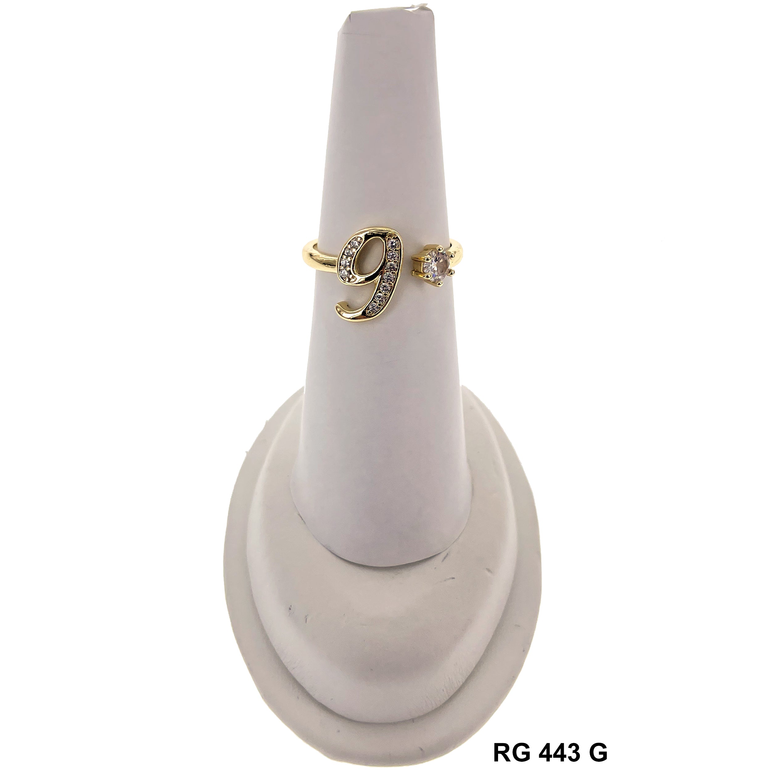 Initial Adjustable Ring RG 443 G