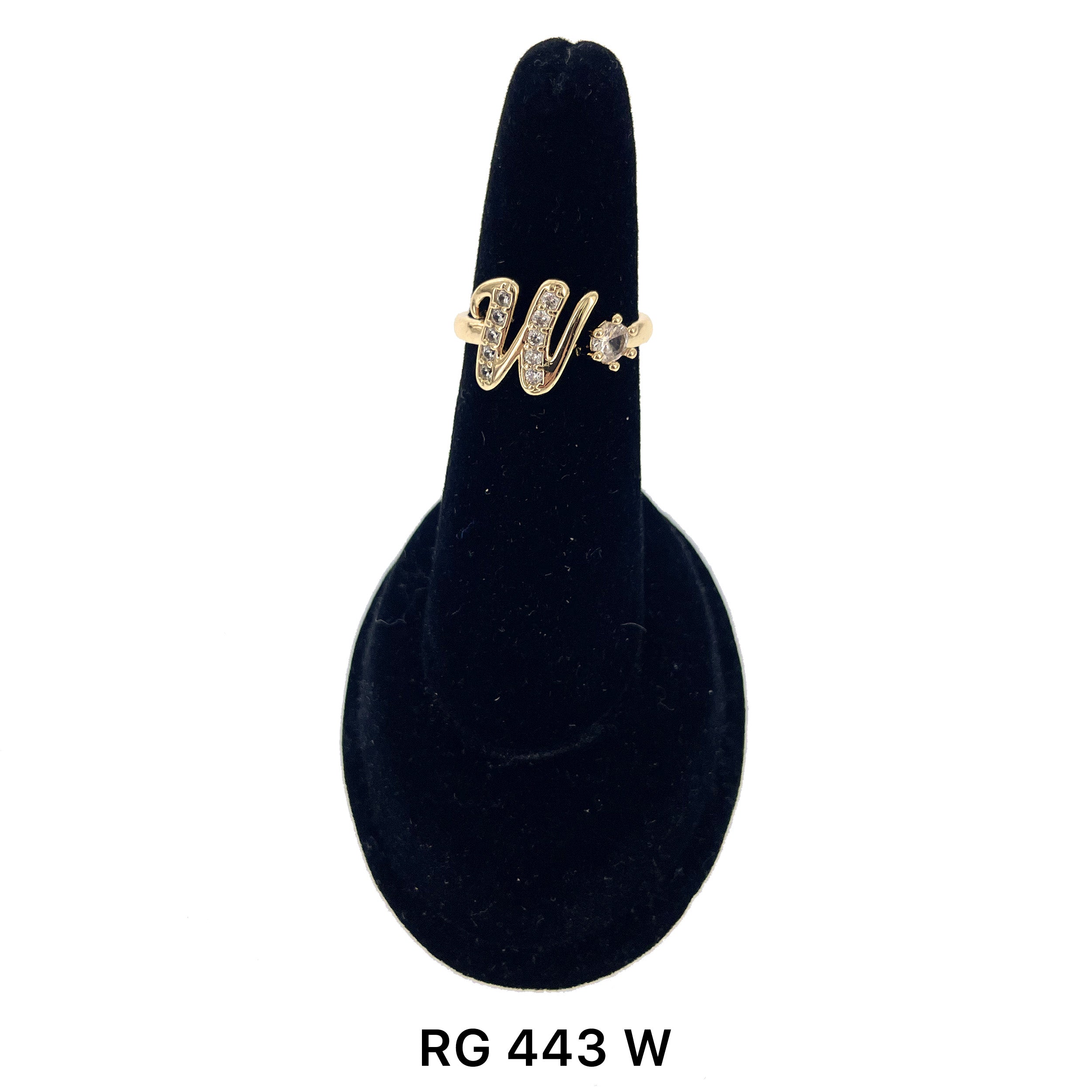 Initial Adjustable Ring RG 443 W