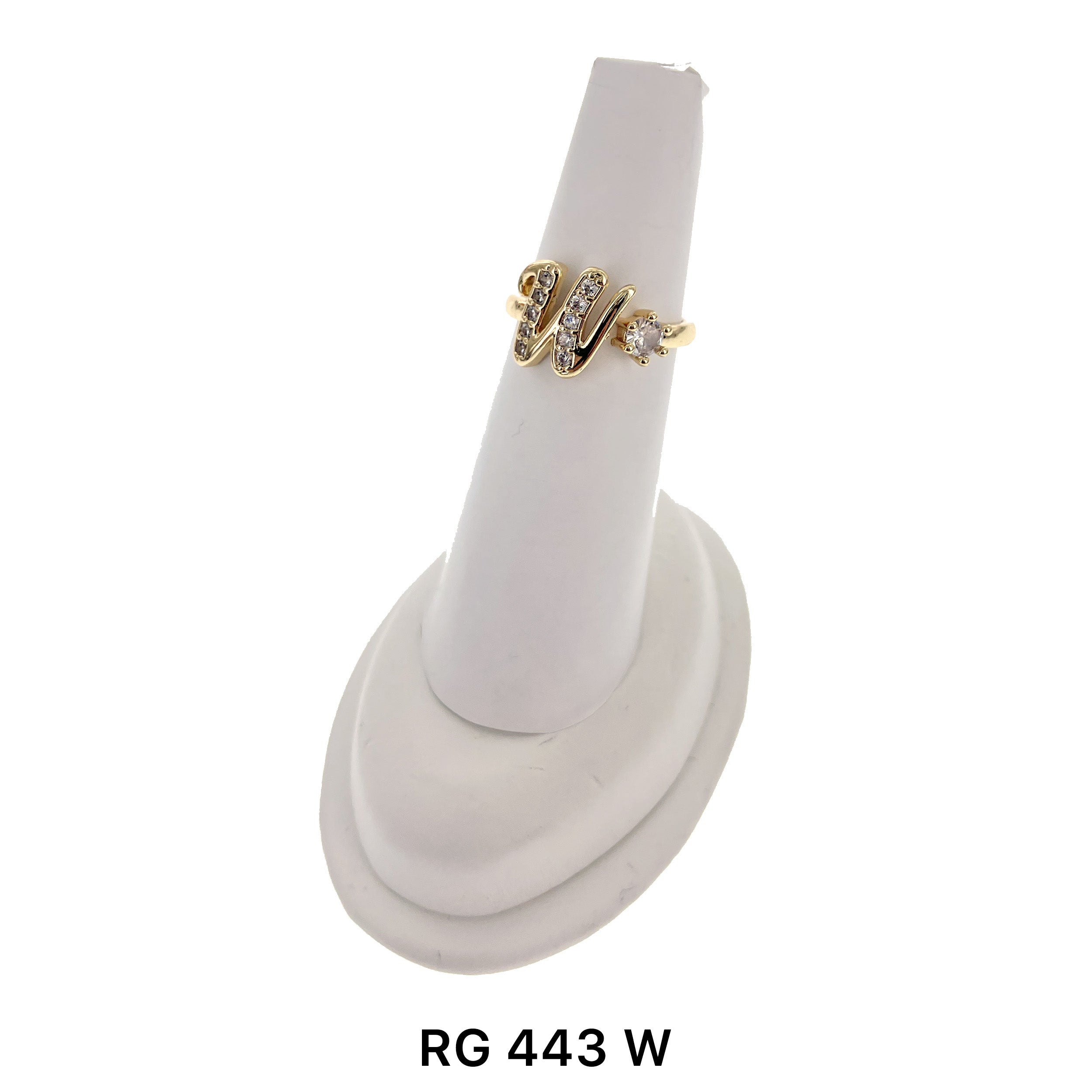 Initial Adjustable Ring RG 443 W