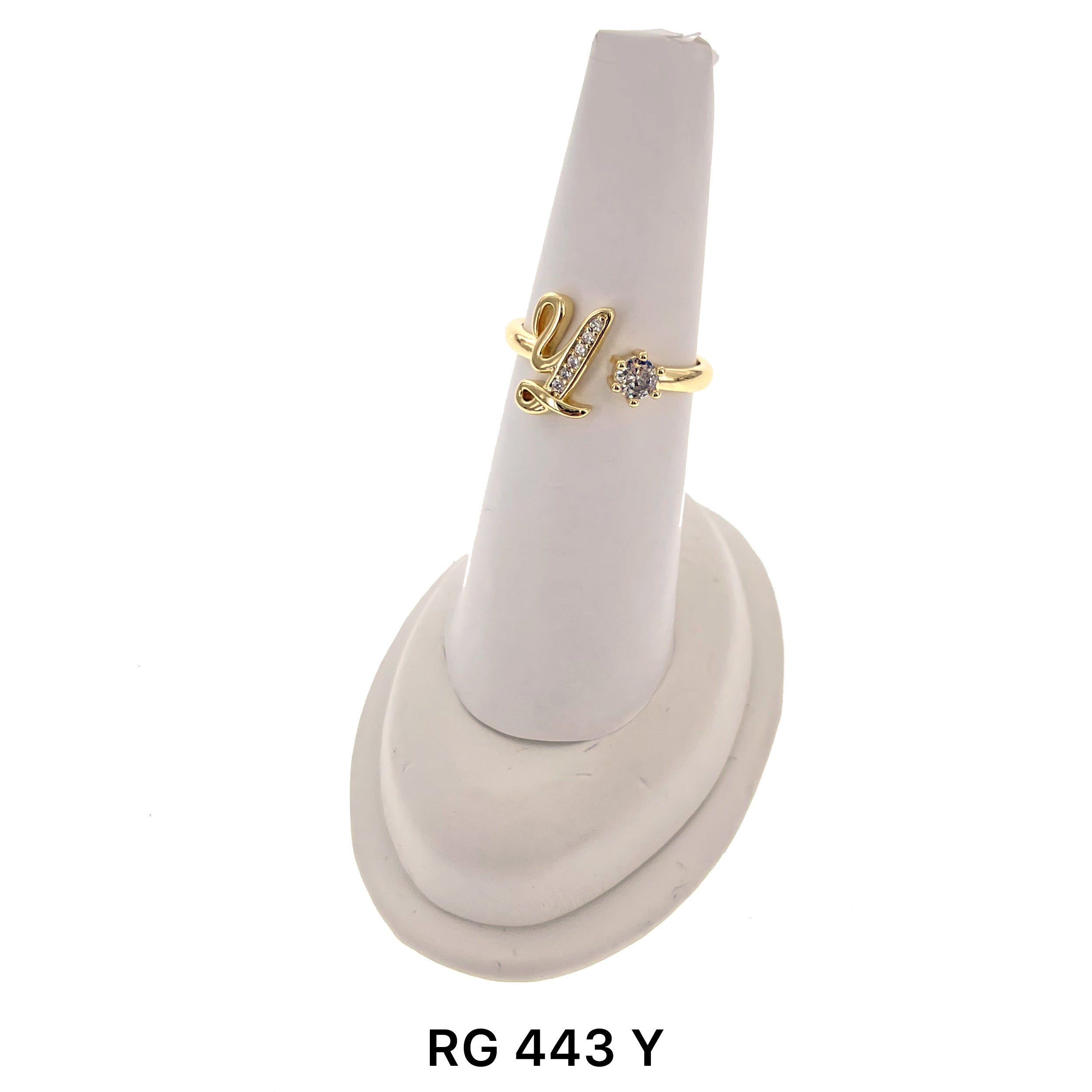 Initial Adjustable Ring RG 443 Y