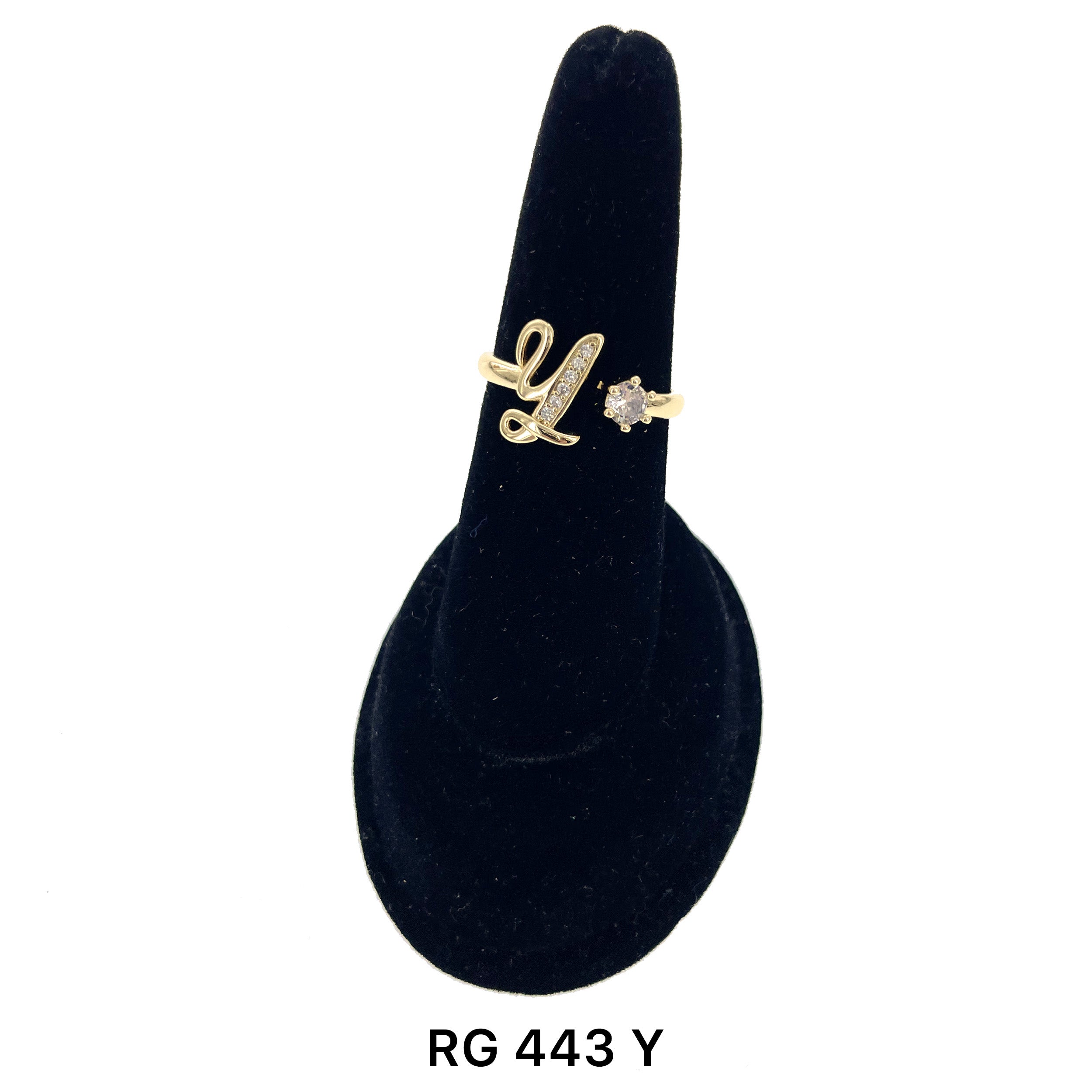 Initial Adjustable Ring RG 443 Y