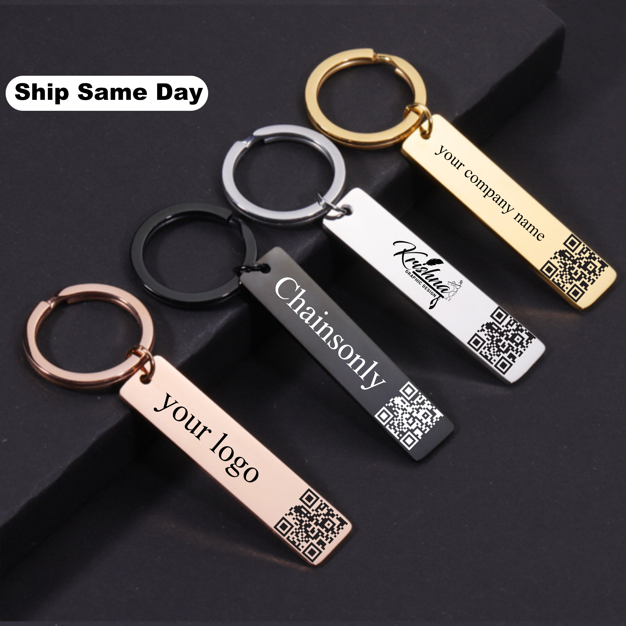 Business All Socical Media Keychain KCK 4 C