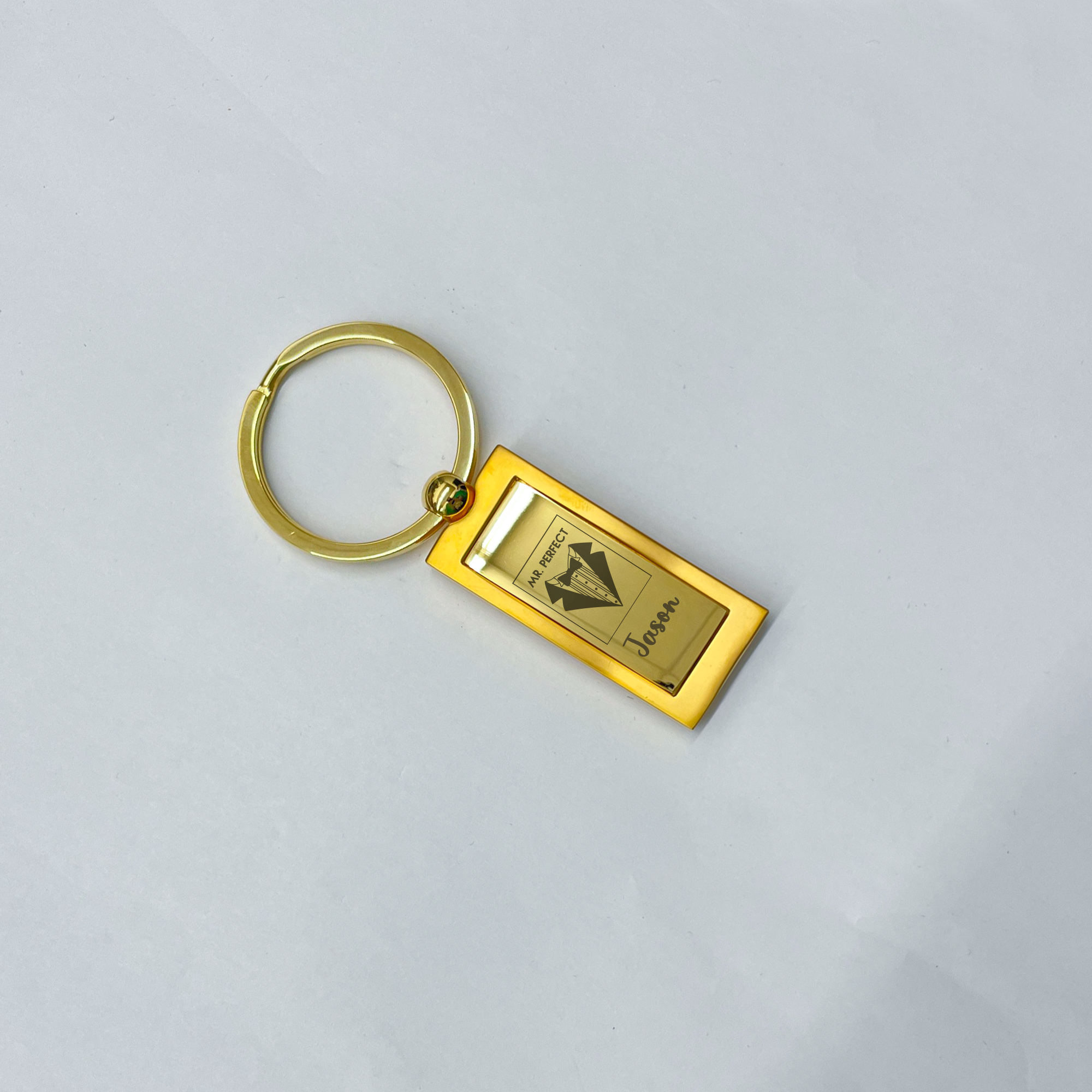 Double Rectangle Keychain BR 203