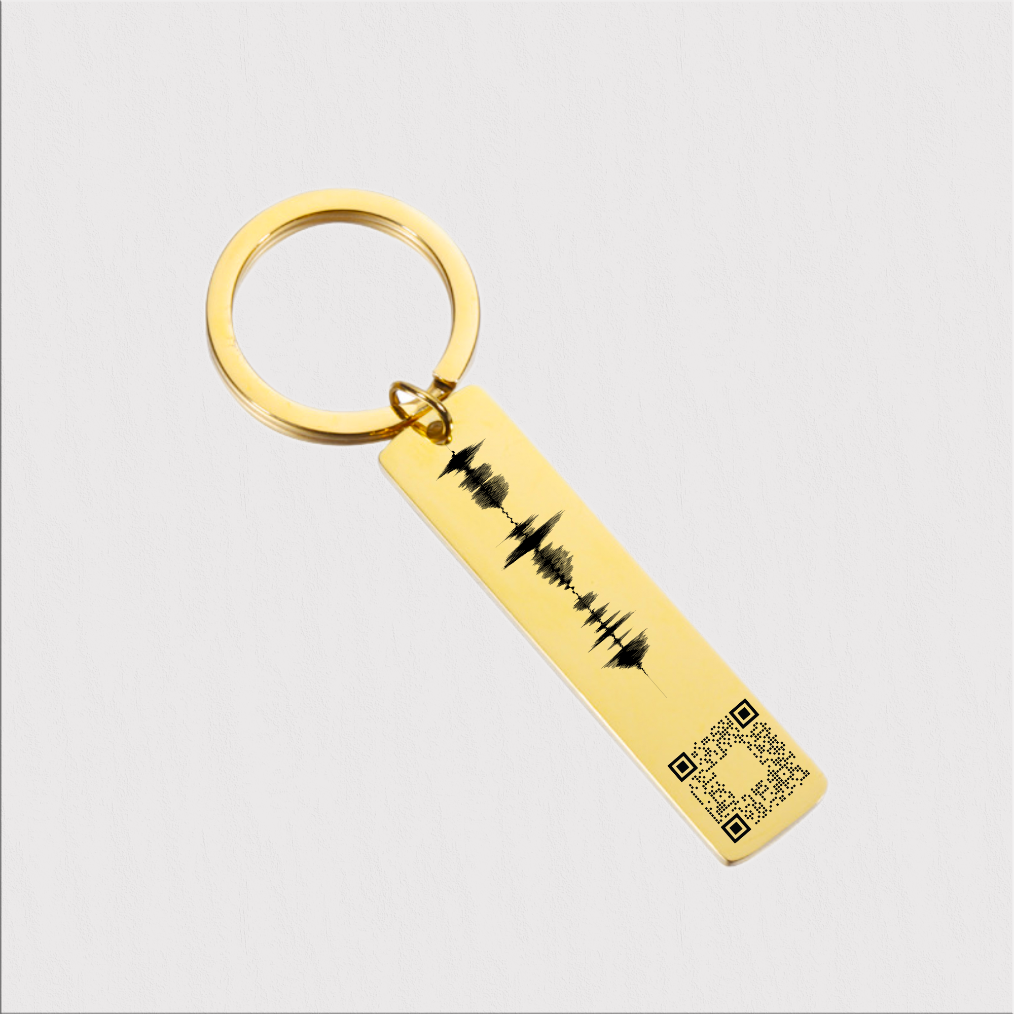 Custom Audio Sound Wave Keychain KCK 4 B