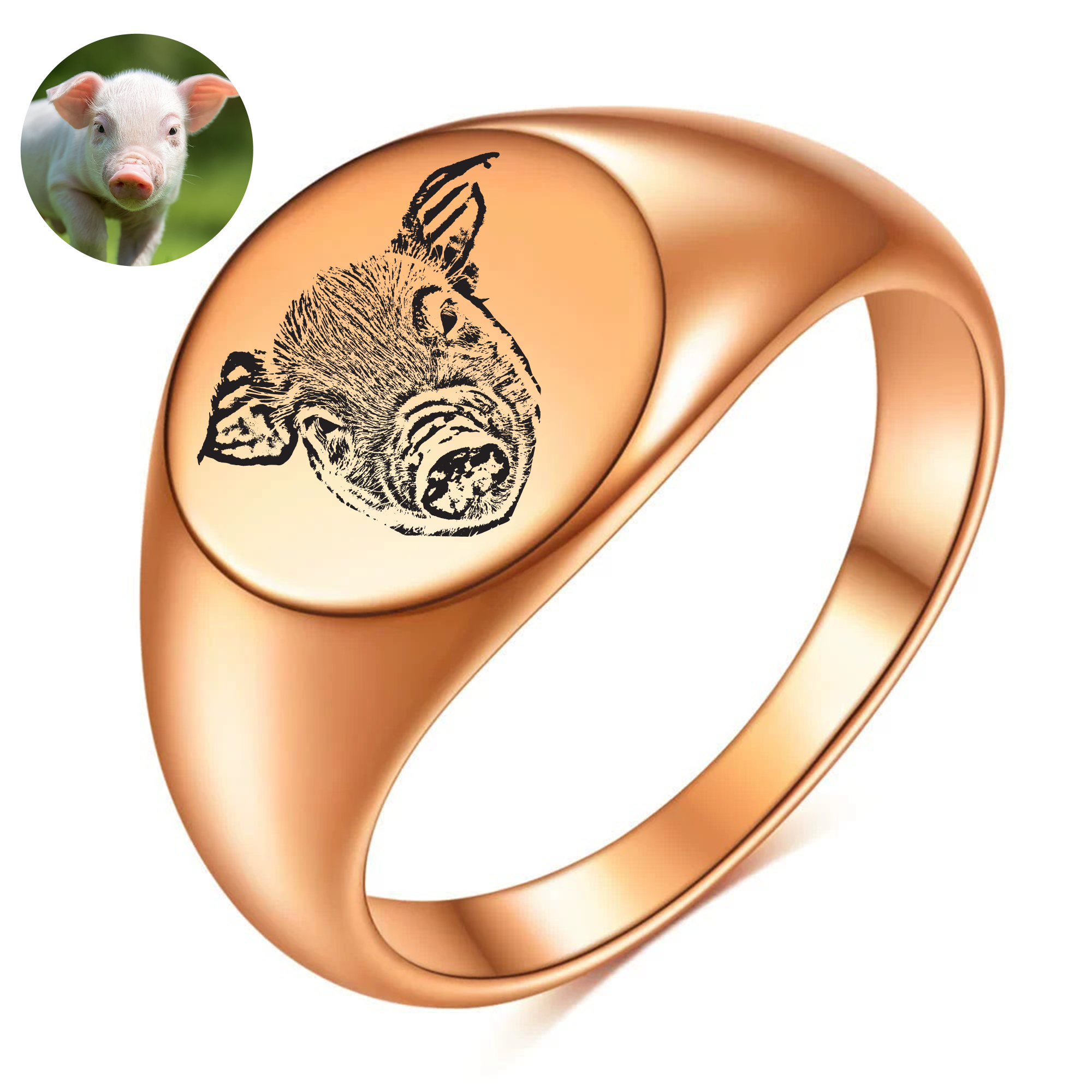 Customized Cat Lover Ring for Her KCLR 7