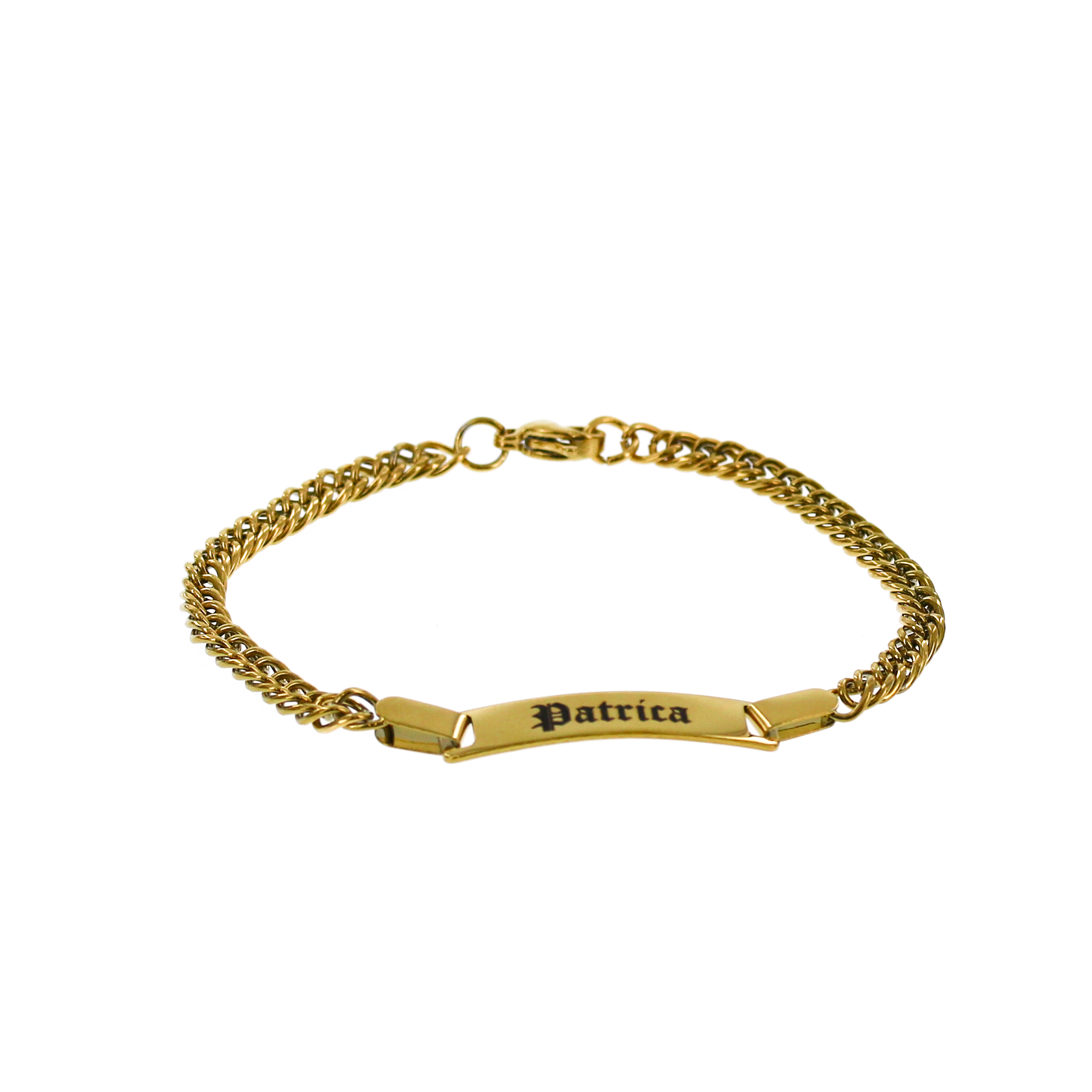 Gold Customized ID Bracelets KCB 75