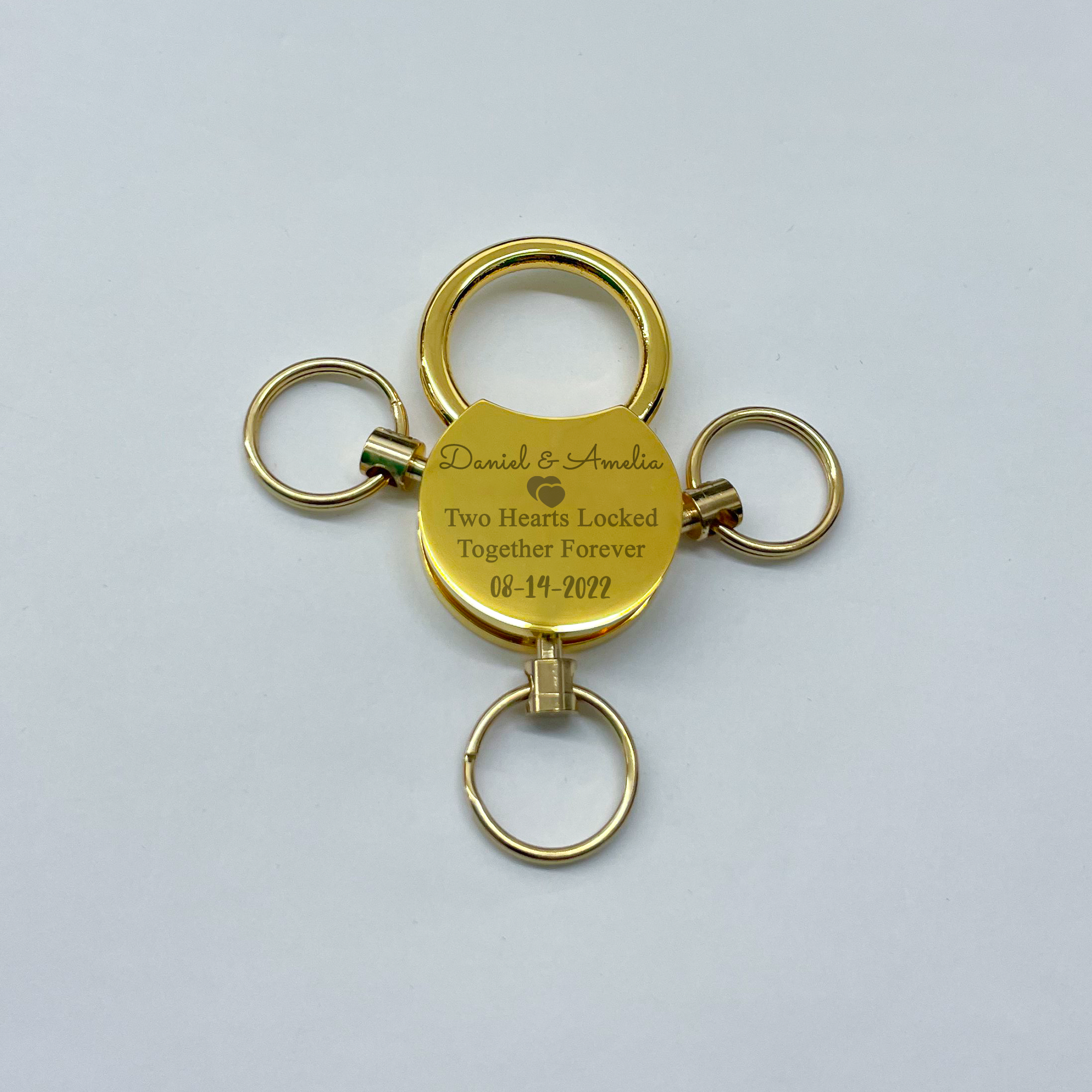 Twist Key Rings Pull Twist Rings Keychain CH 0302 – Kaashusa