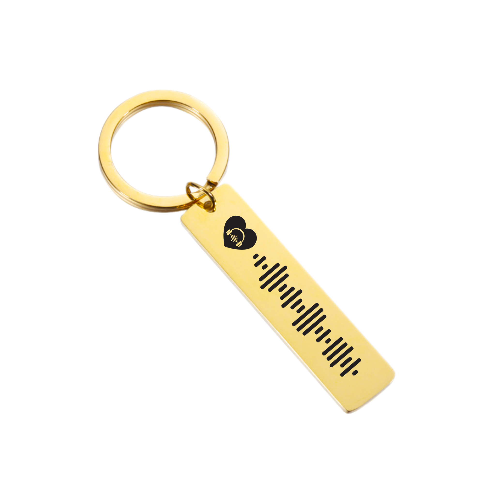 Personalised Audio Scan QR Code Bar Keychain KCK 4