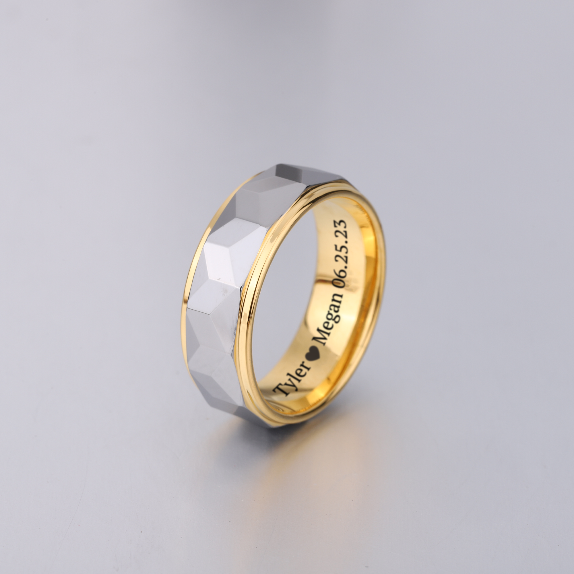Gold Tungsten Men's Ring KCLR 10