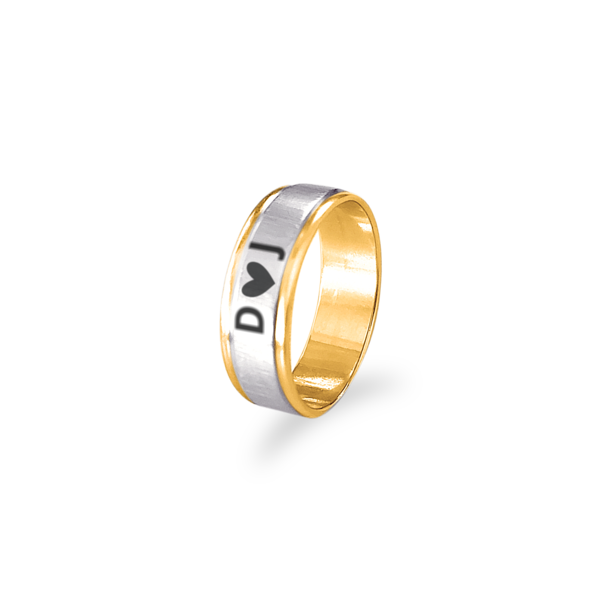 Engraved Couple Ring 4MM & 6MM KCLR 19