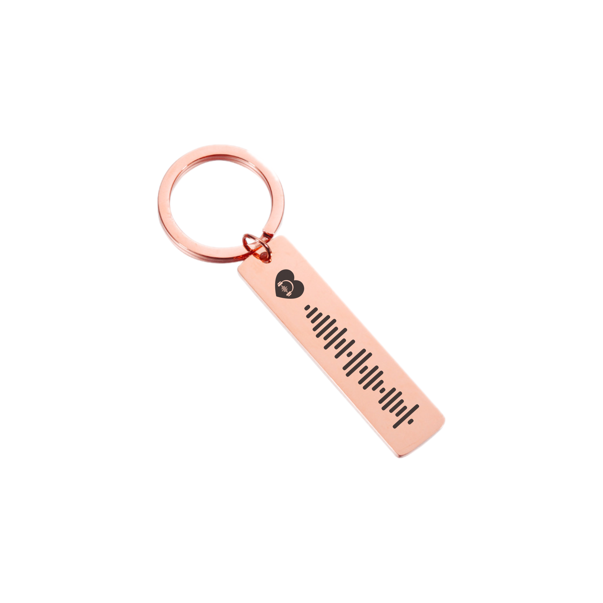 Personalised Audio Scan QR Code Bar Keychain KCK 4