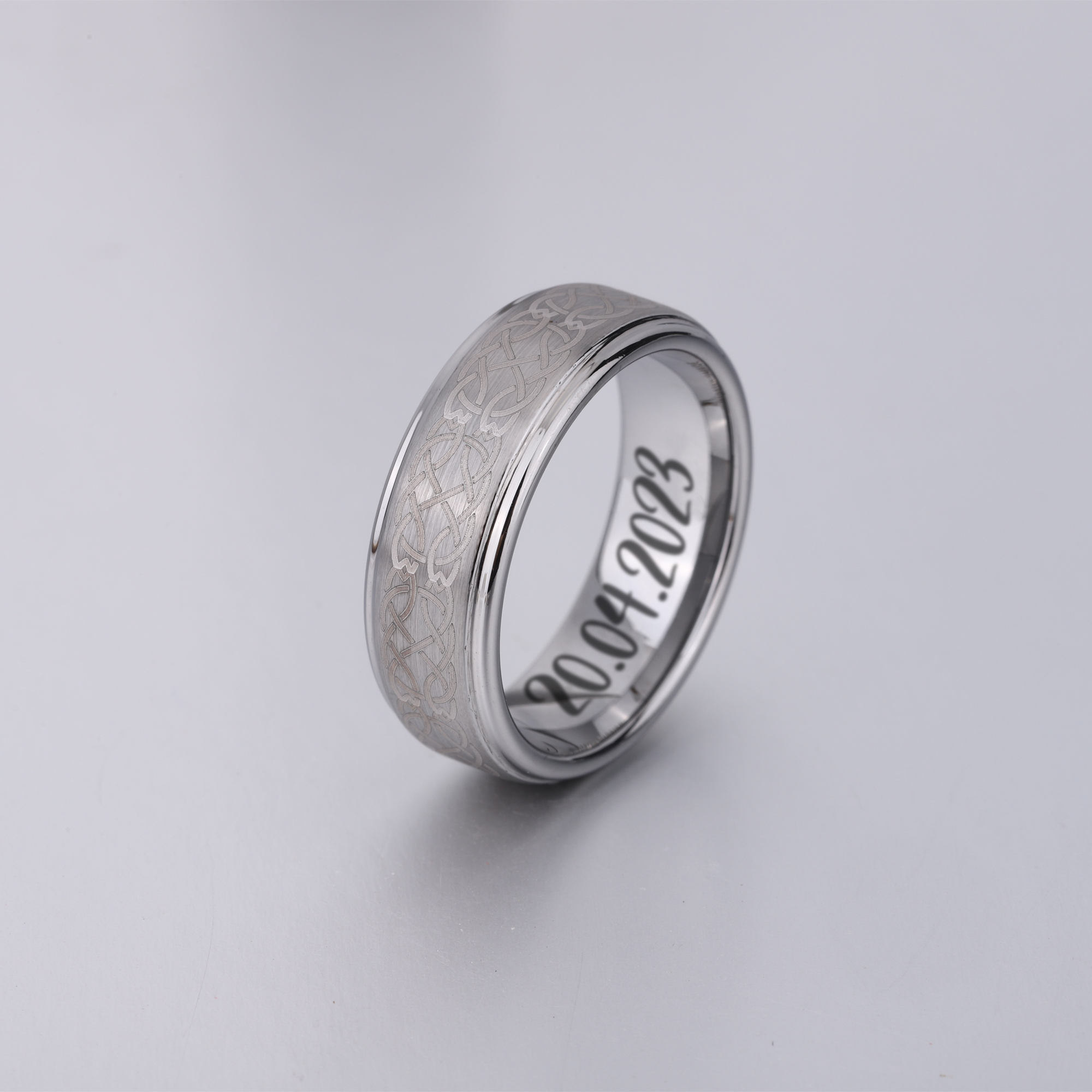 Silver Promise Tungsten Ring KCLR 14