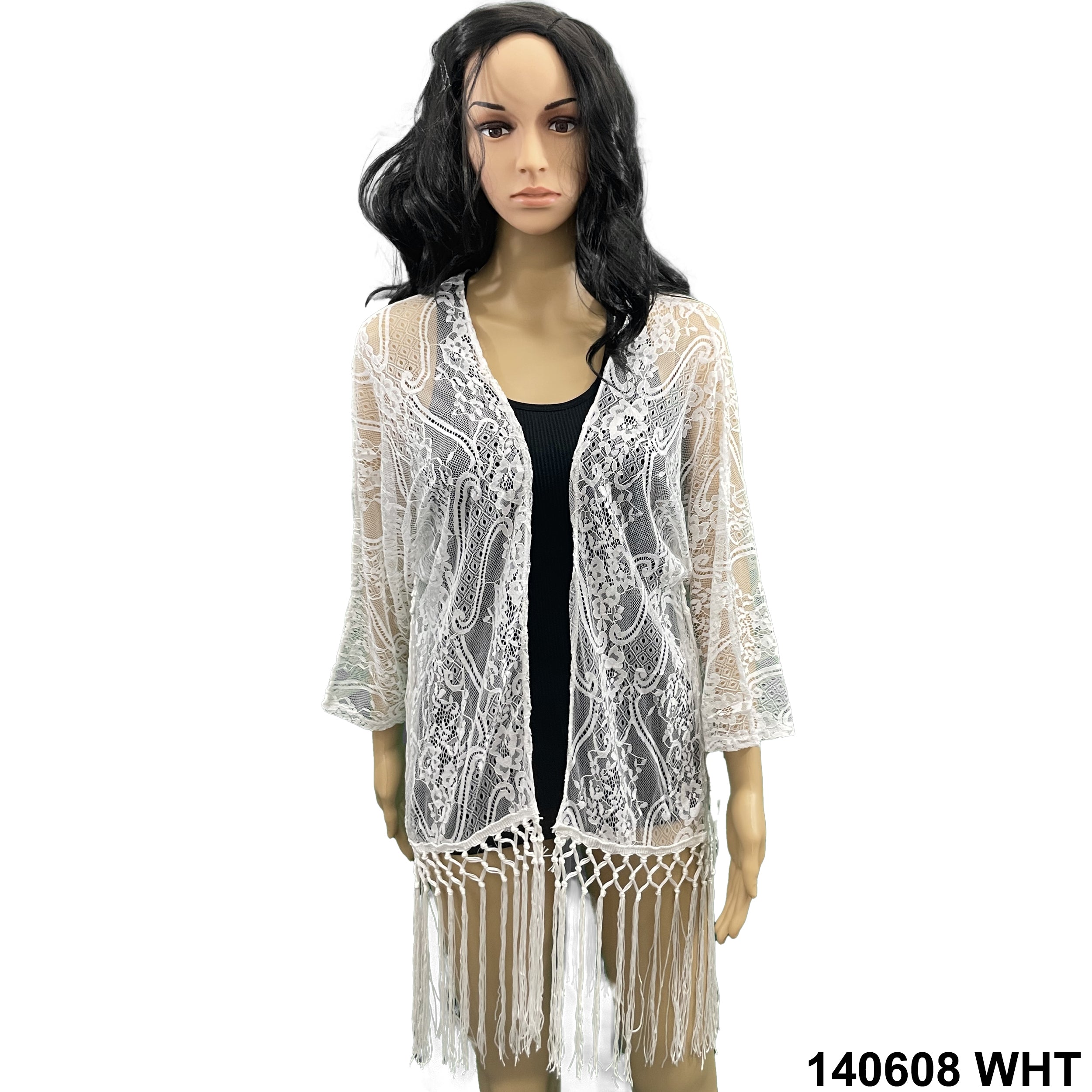 Crochet Coverup 140608 WHT