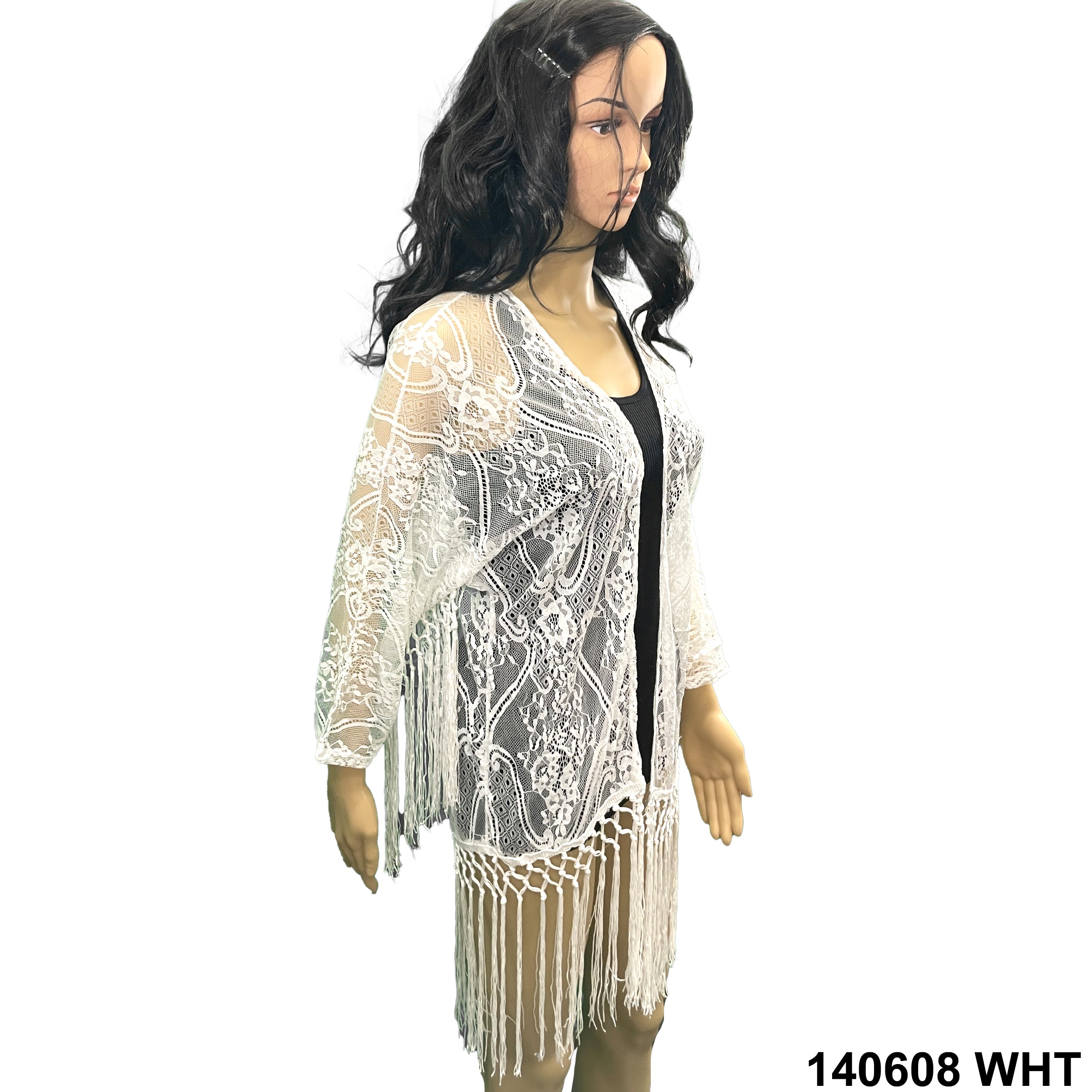 Crochet Coverup 140608 WHT