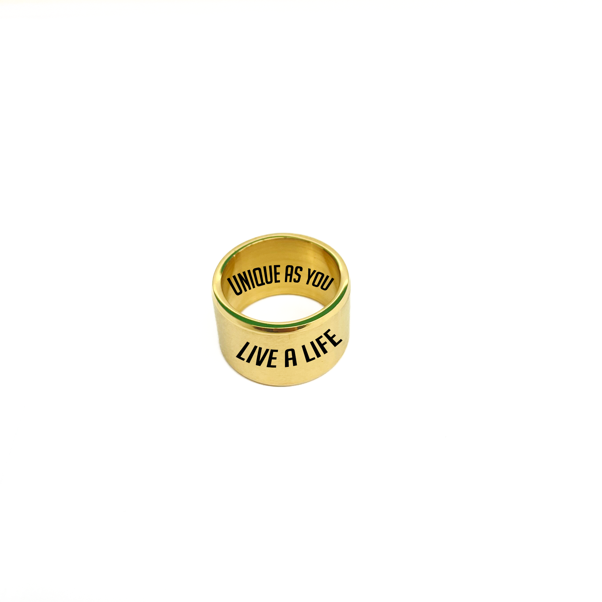 Engraved Gold Wedding Ring KCLR 22