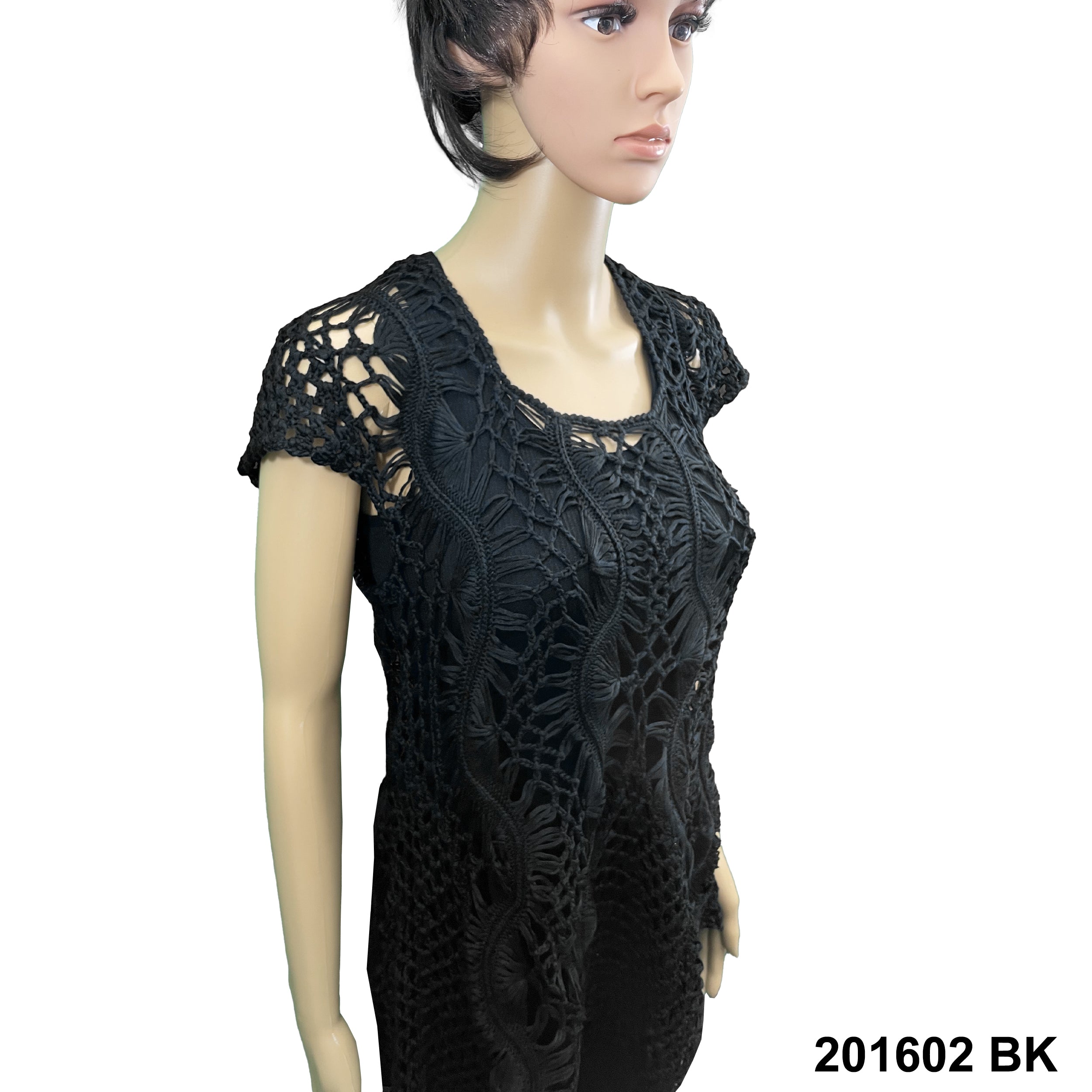 Crochet Coverup 201602 BK