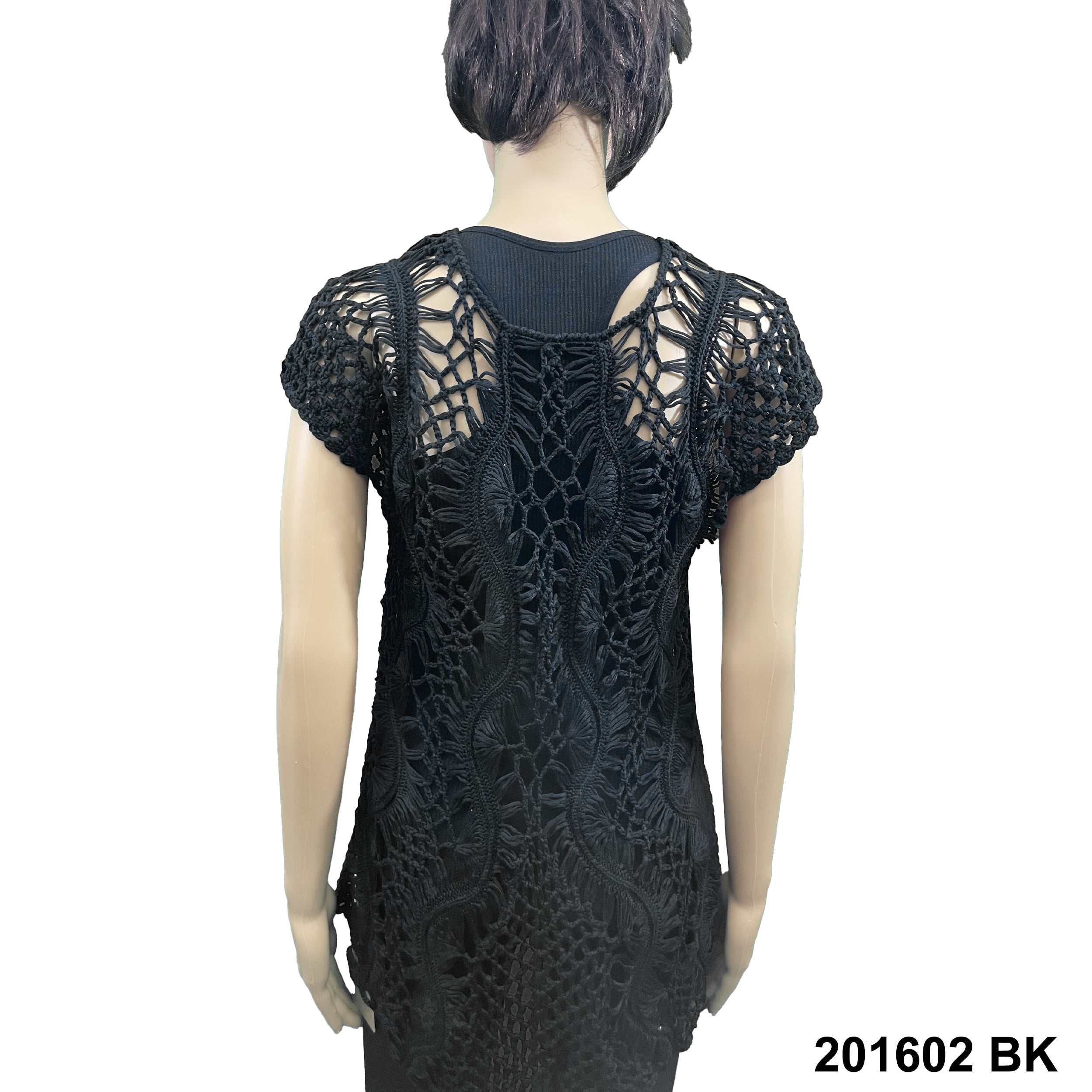 Crochet Coverup 201602 BK