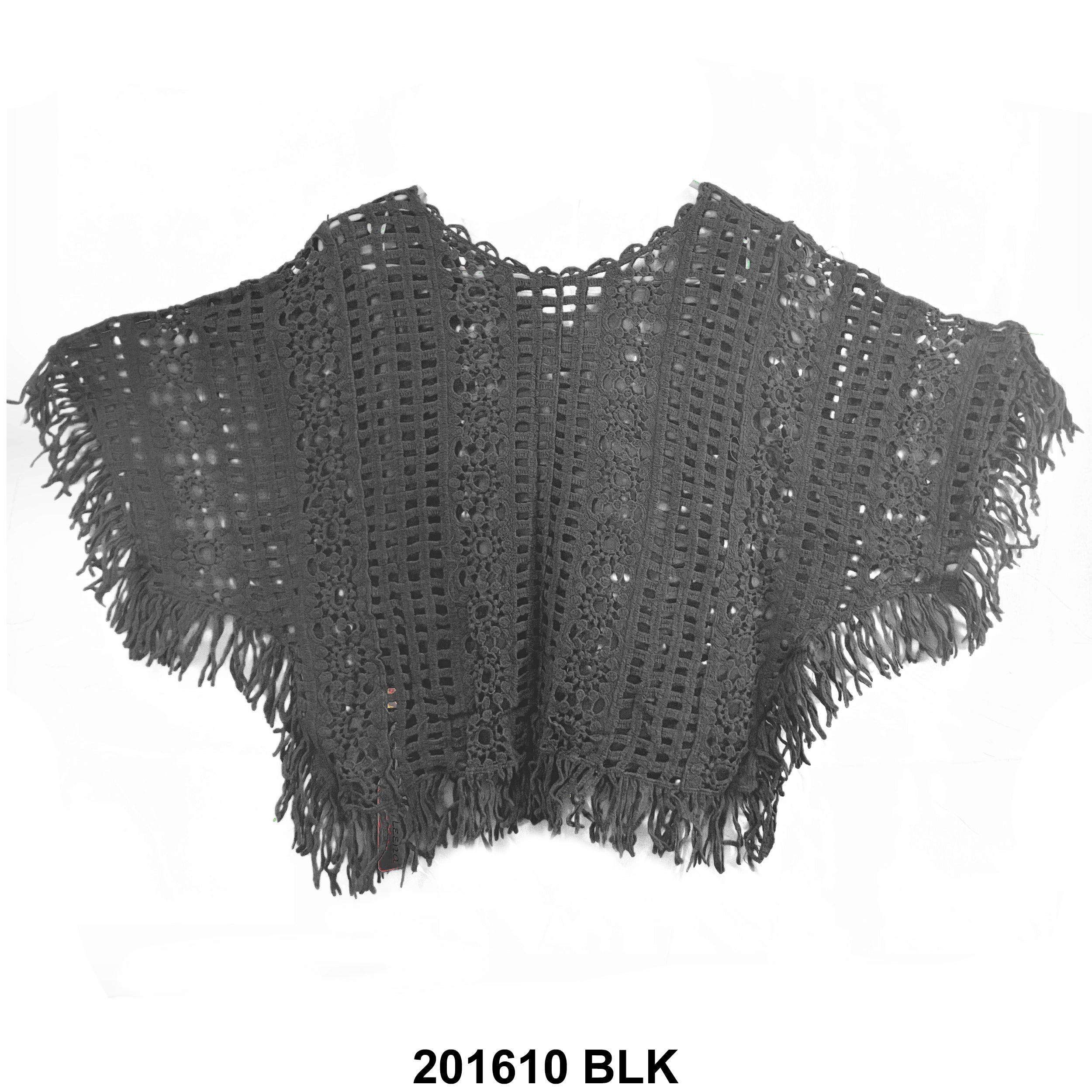 Crochet Coverup 201610 BLK