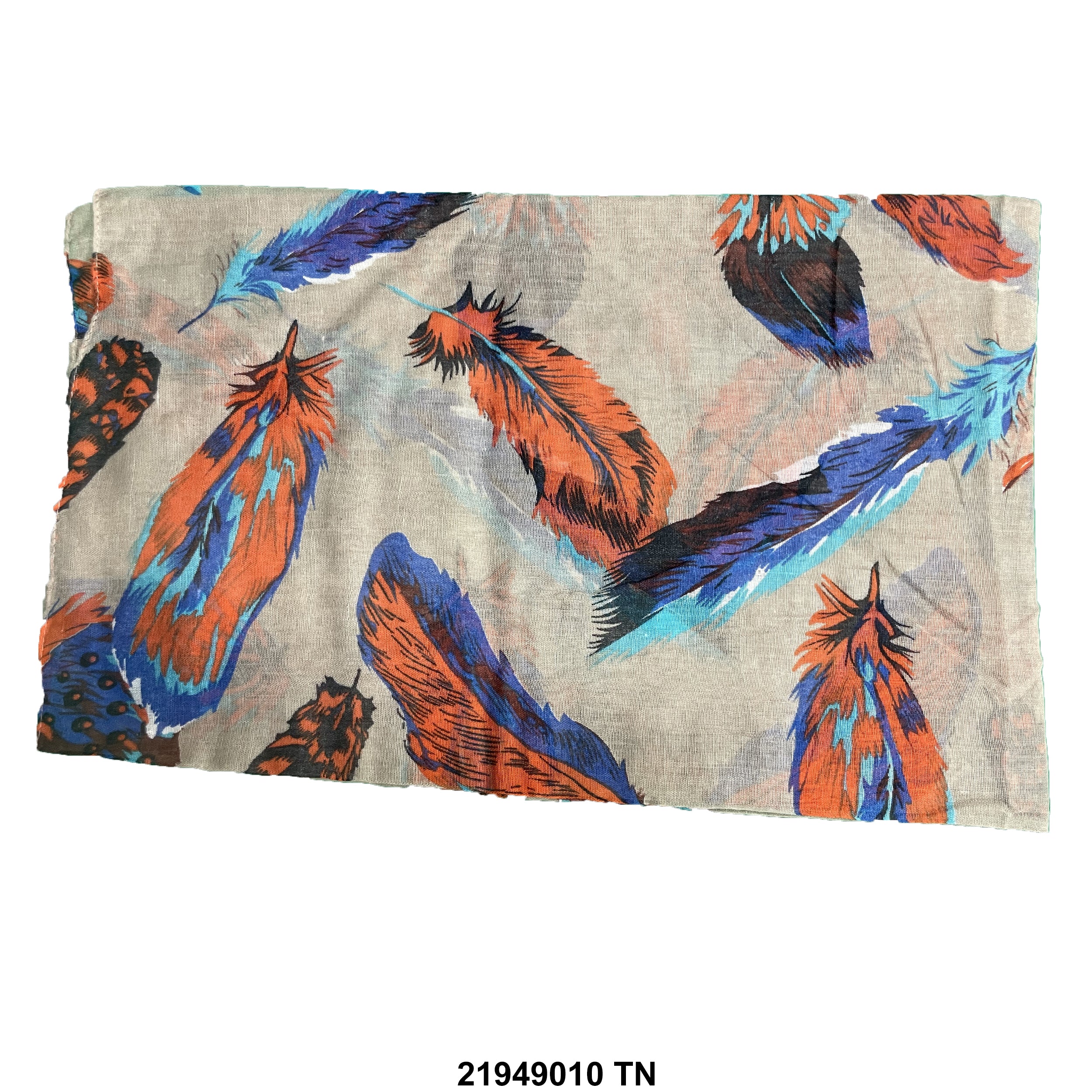 Feather Print Summer Scarf 21949010 TN