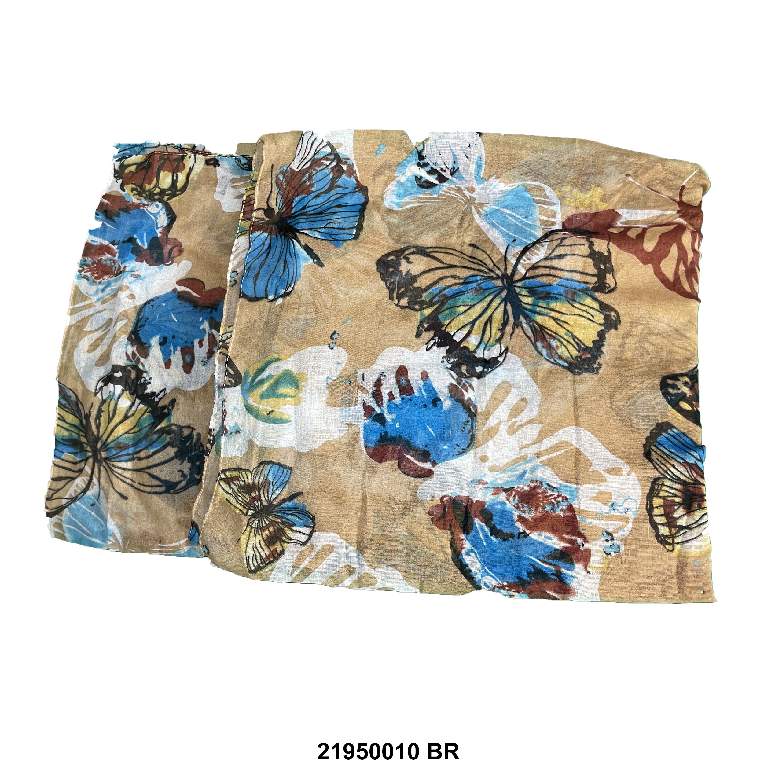 Butterfly Print Summer Scarf 21950010 BR