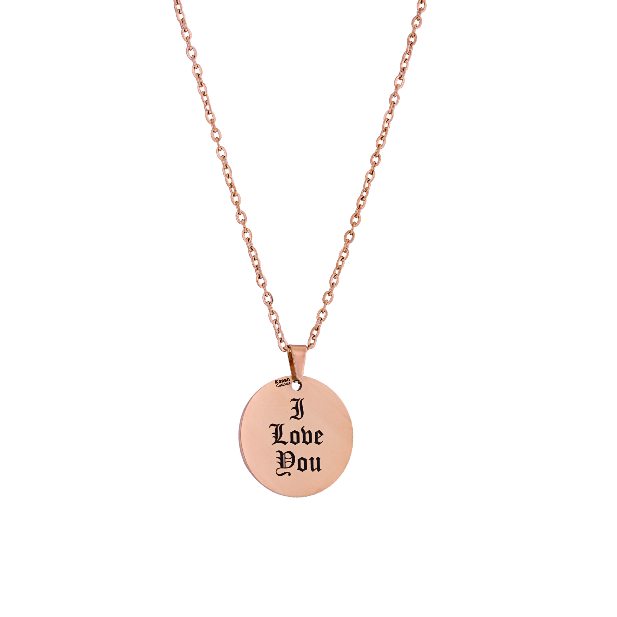 Personalized Disc Name Necklace KCL 27