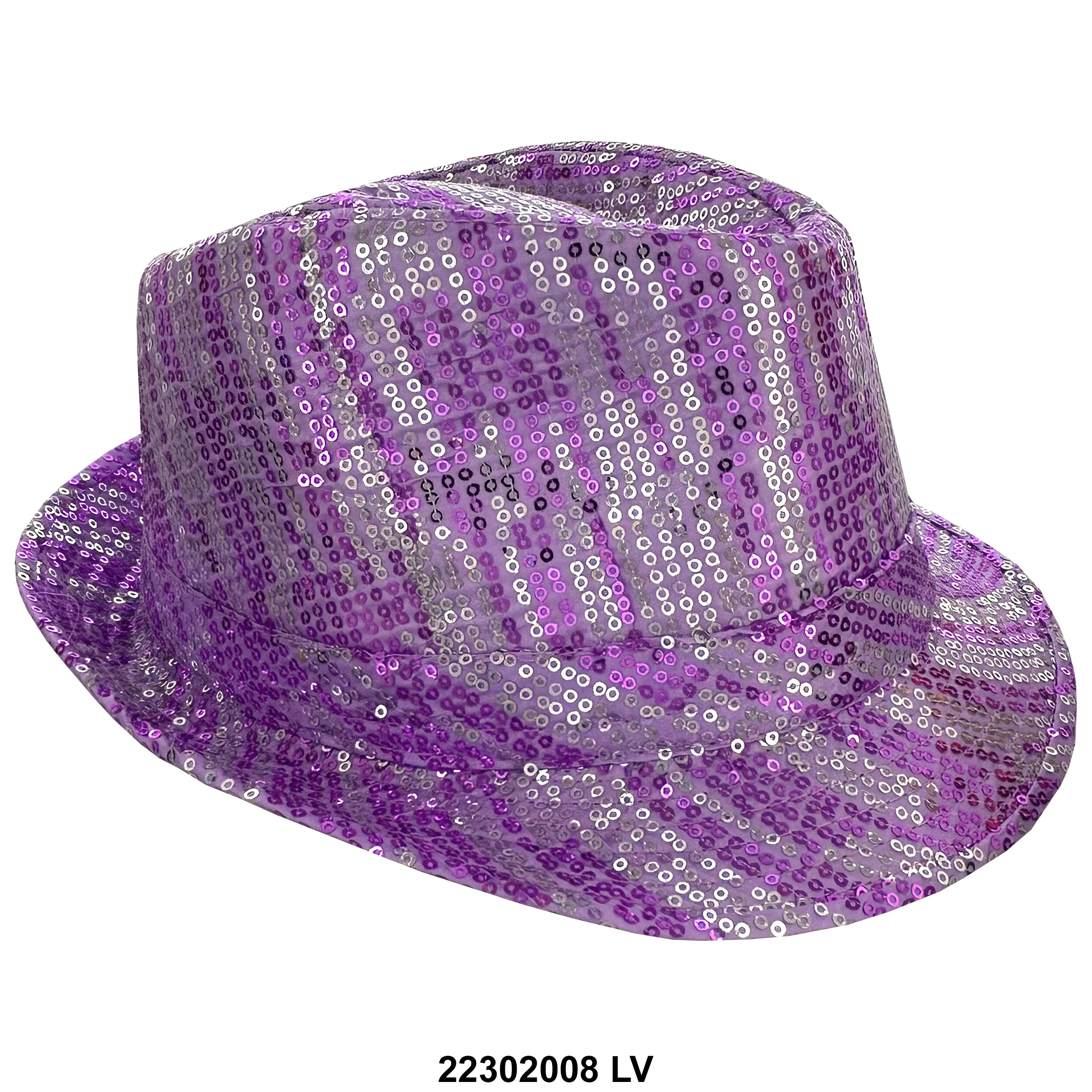 Sequined Fedora Hat 22302008 LV