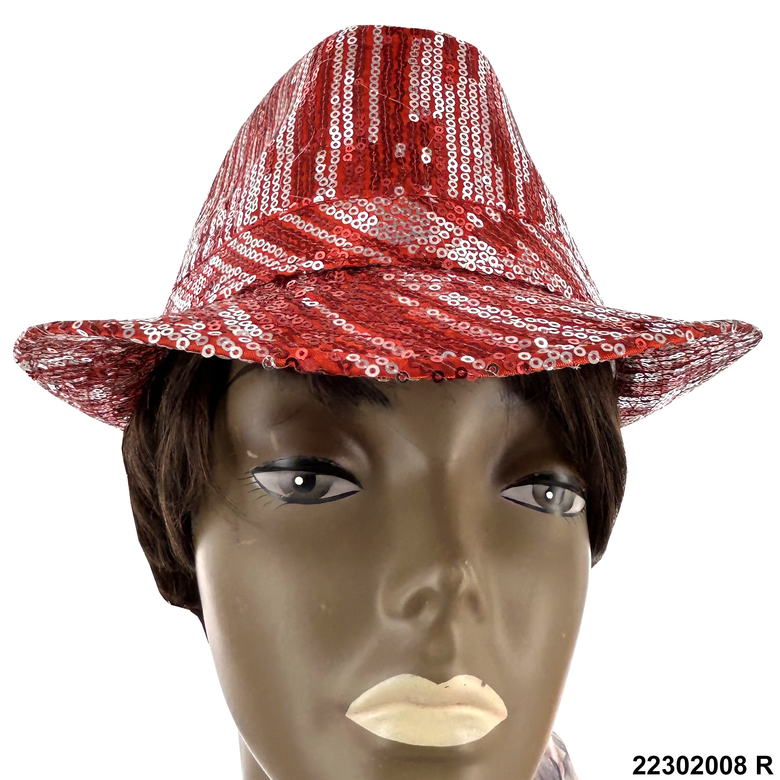 Sequined Fedora Hat 22302008 R