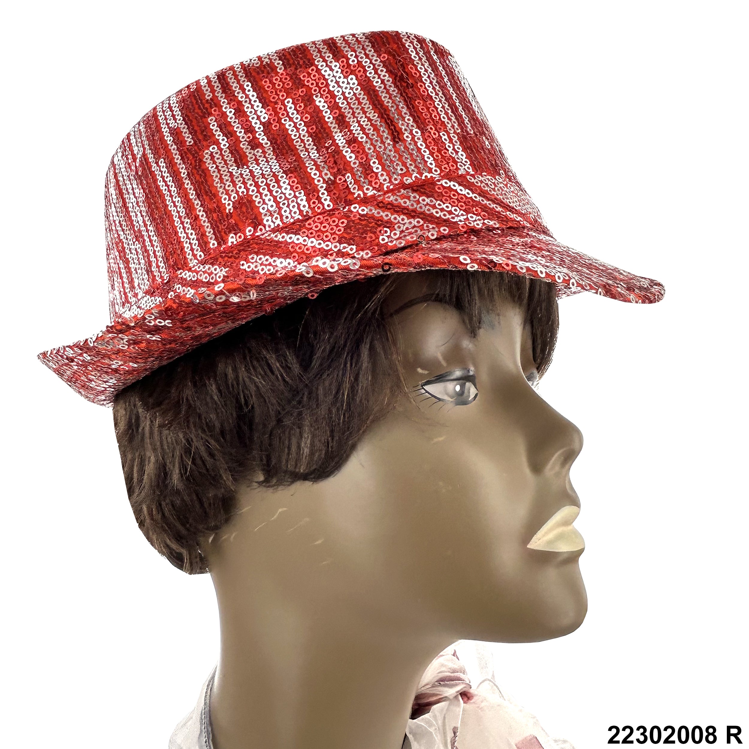 Sequined Fedora Hat 22302008 R