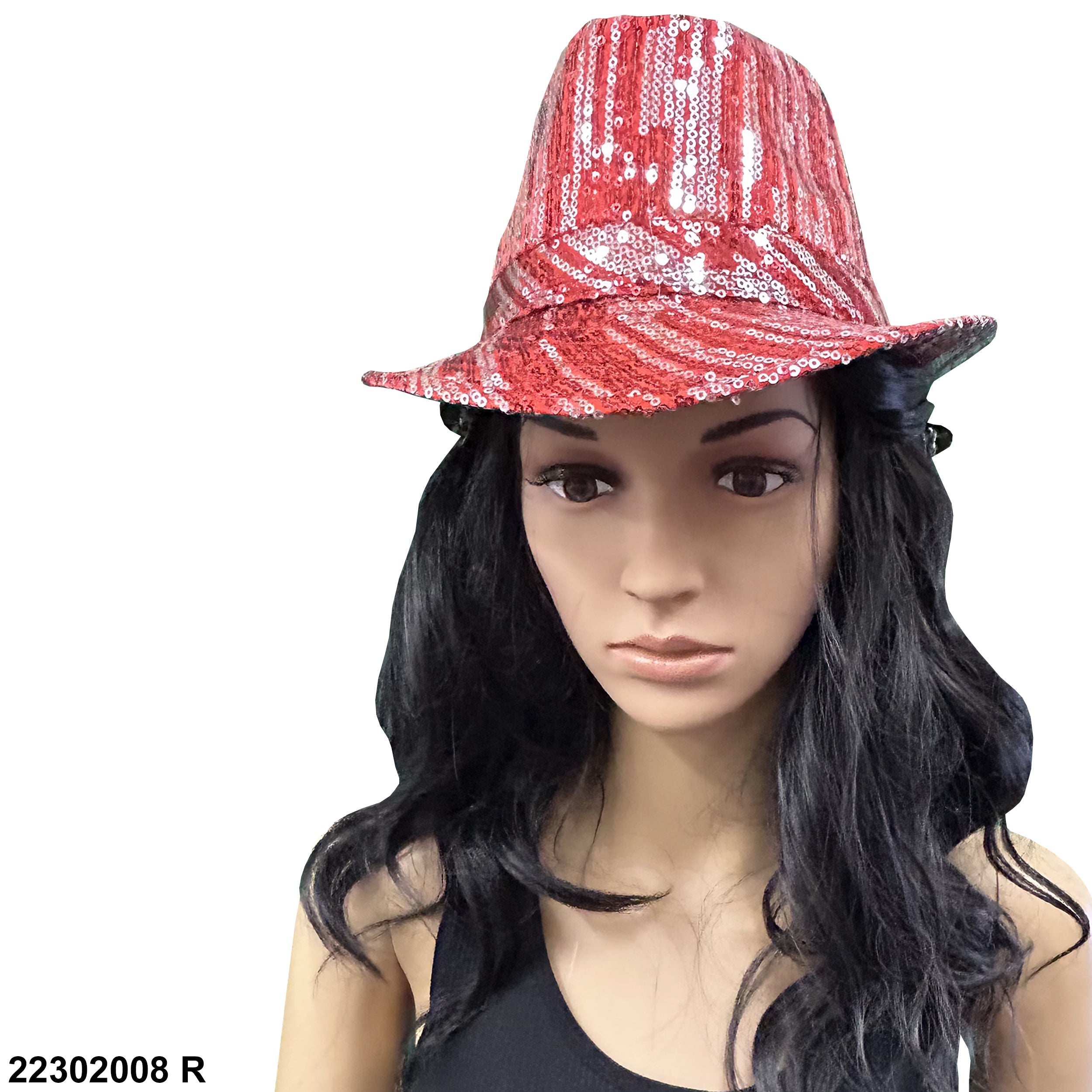 Sequined Fedora Hat 22302008 R