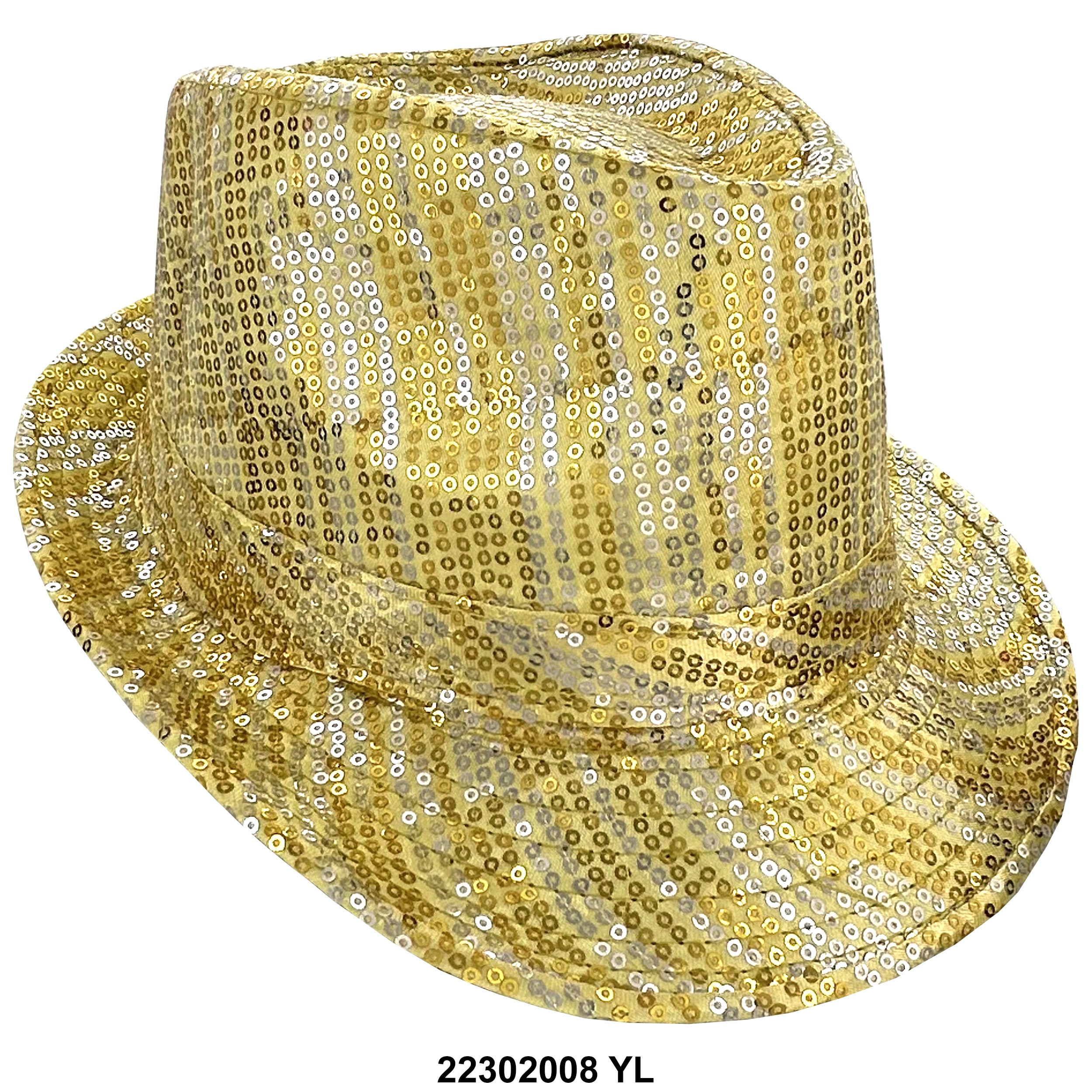 Sequined Fedora Hat 22302008 YL