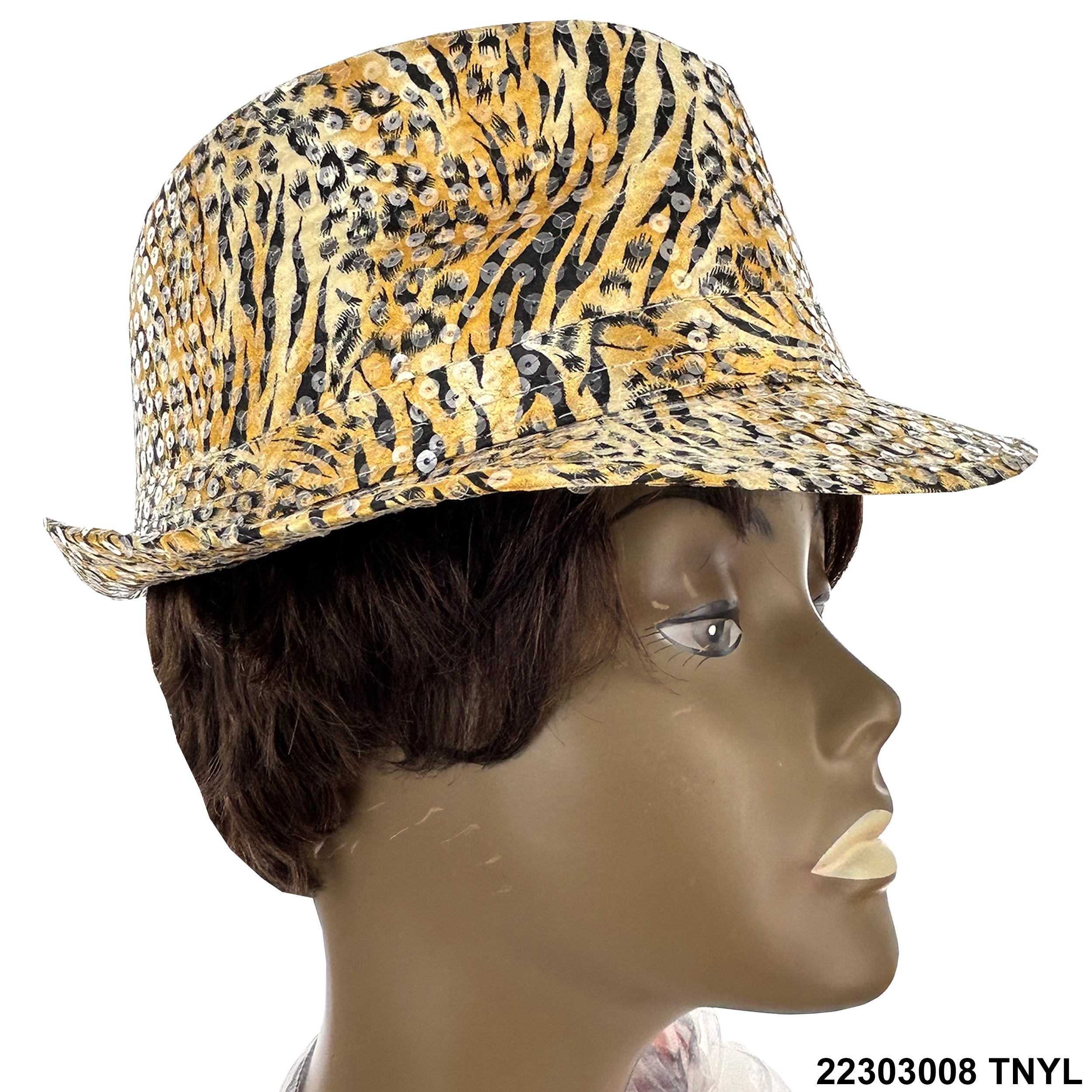 Sequined Fedora Hat 22303008 TNYL