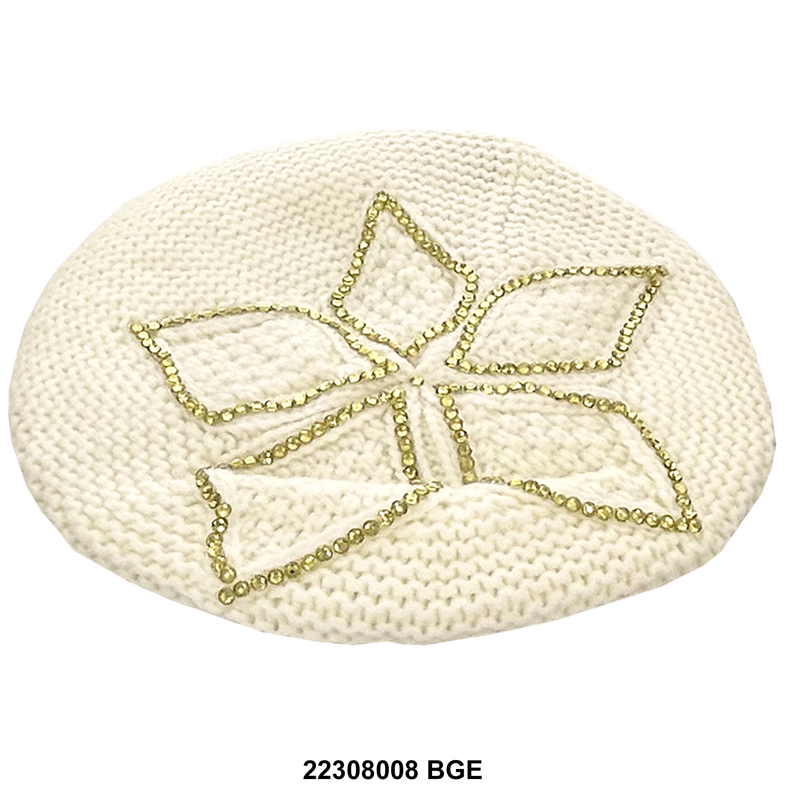 Women's Lily Acrylic Fabric Beret Hat 22308008 BGE