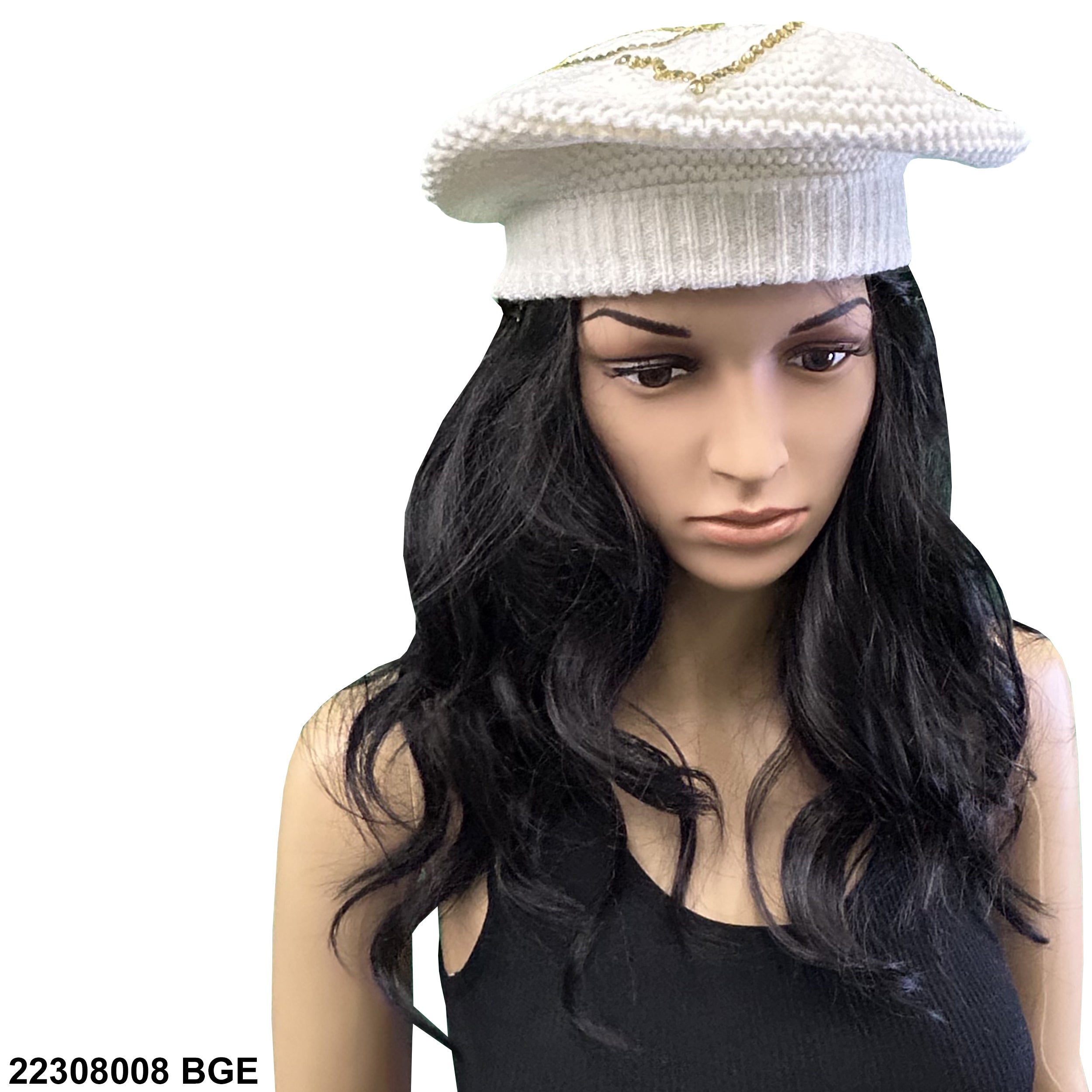 Women's Lily Acrylic Fabric Beret Hat 22308008 BGE