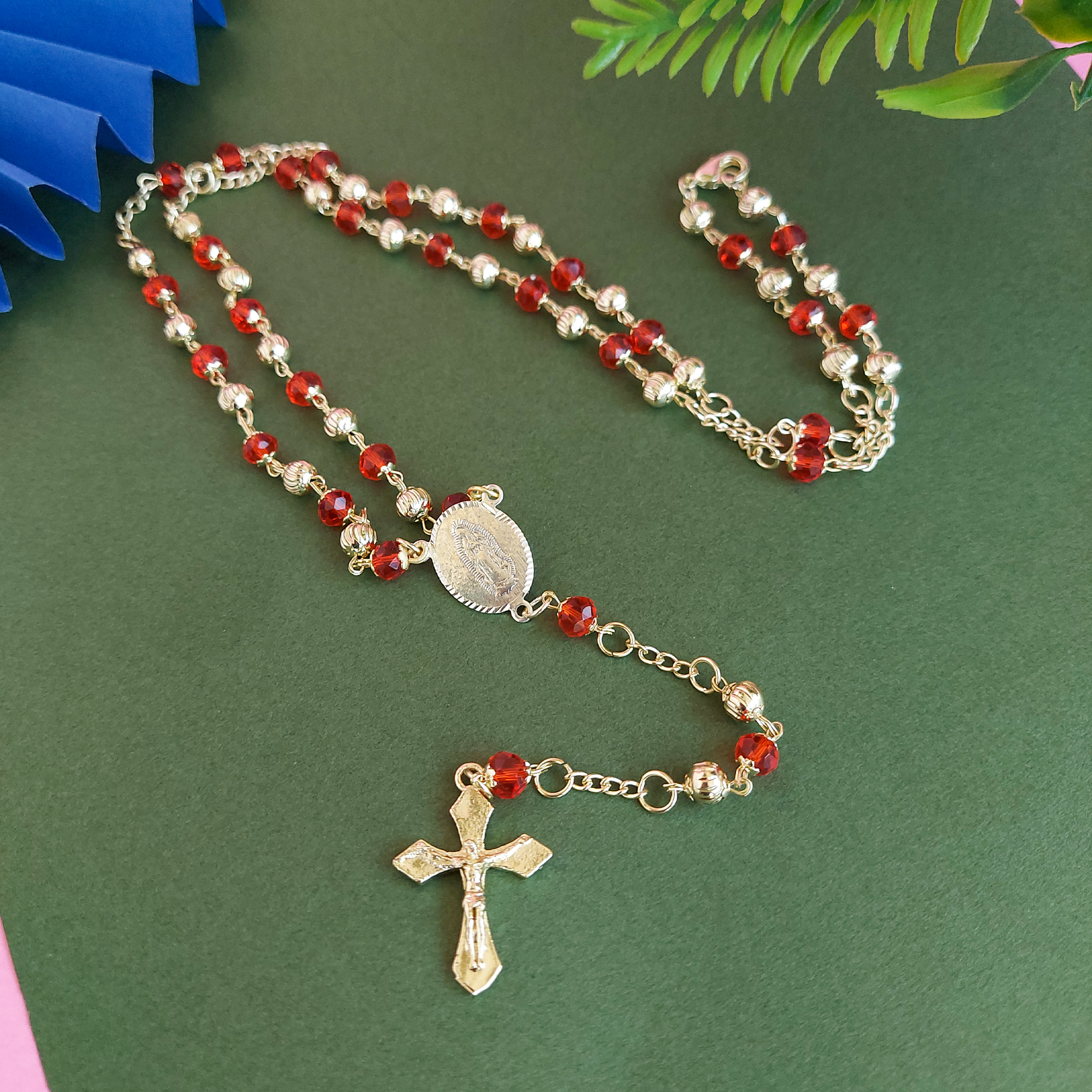 6 MM Rosary Guadalupe R 6003 R