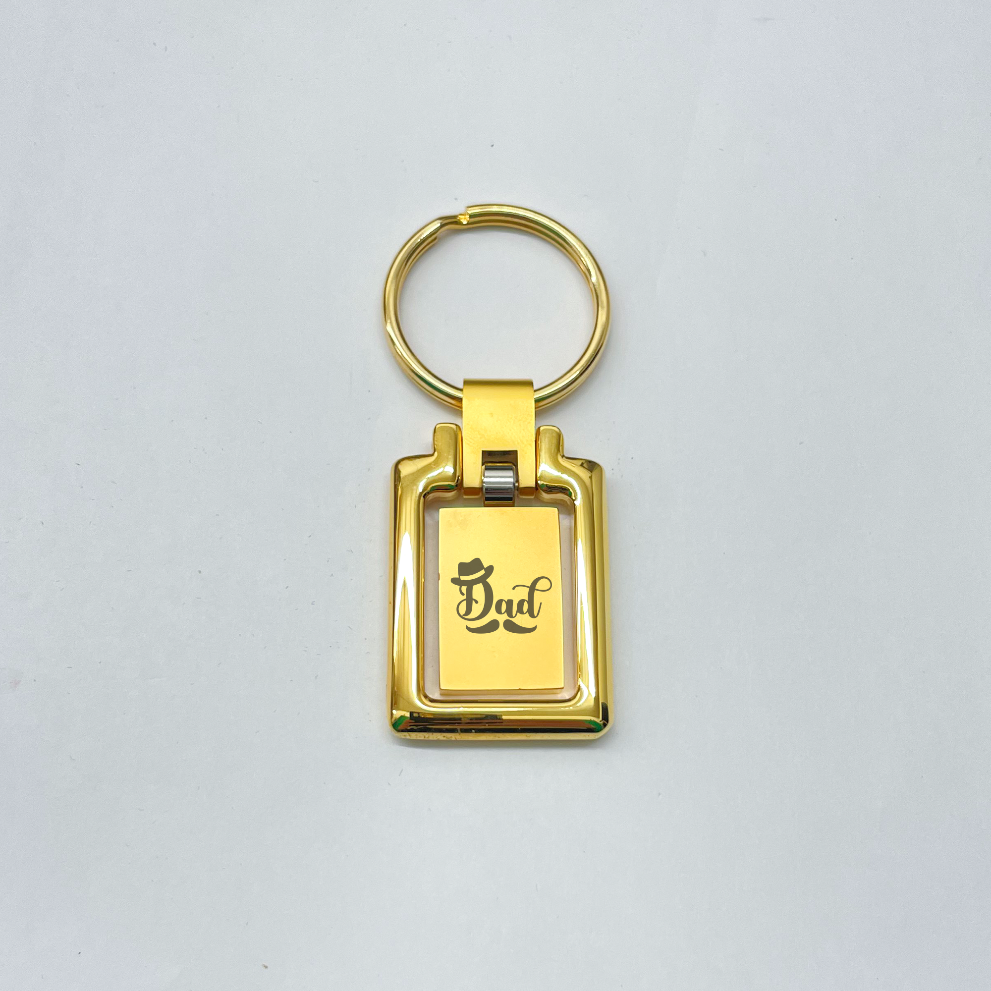 Revolving Double Rectangle Keychain BR 201