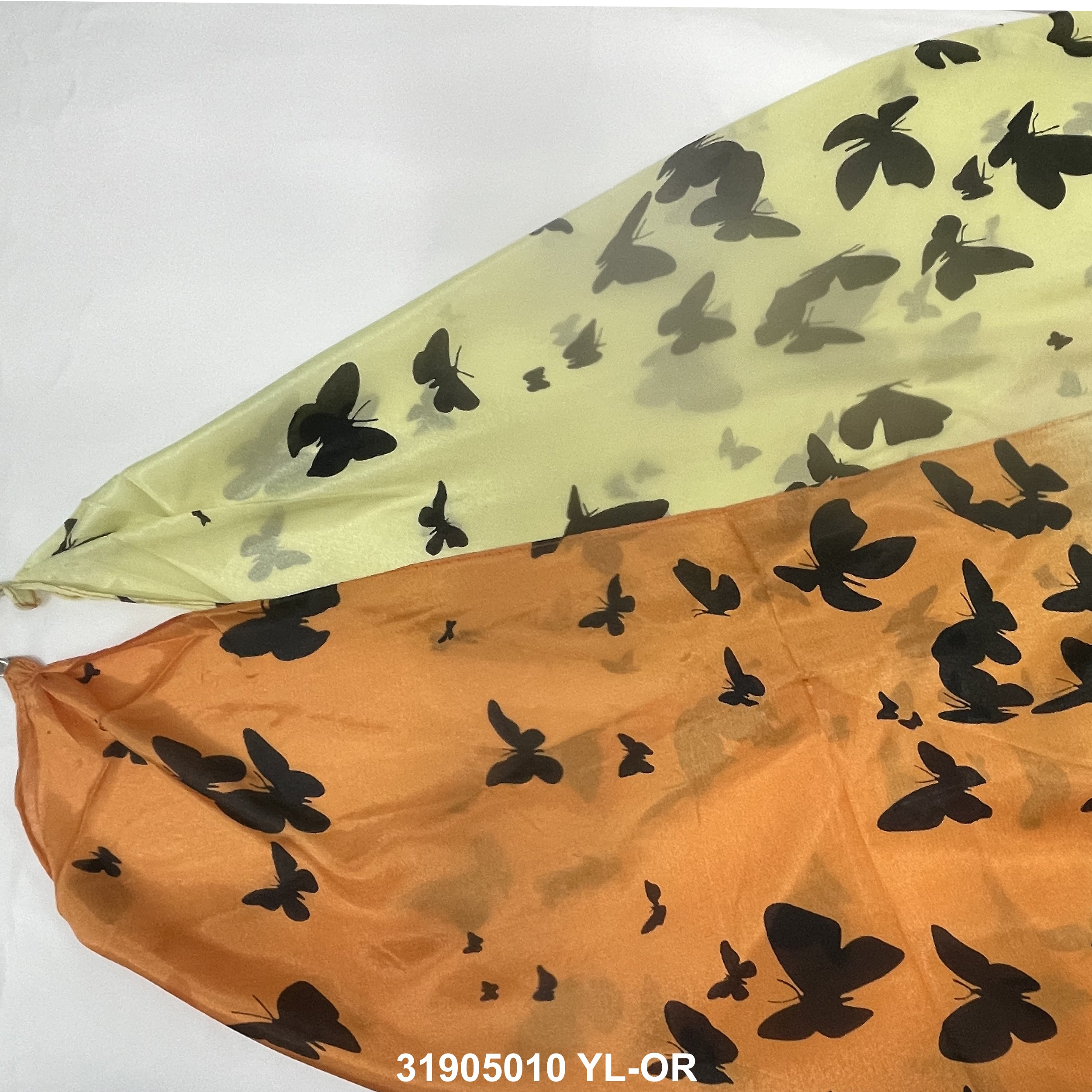 Butterfly Print Summer Scarf 30905010 YL-OR