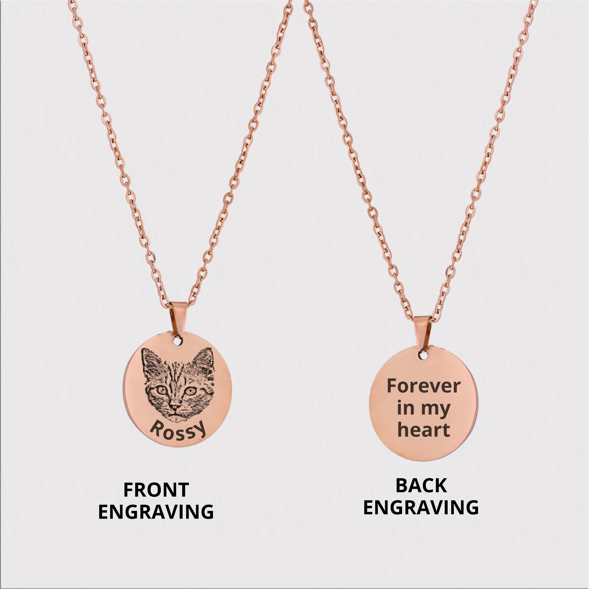 Personalised Pet Loss Necklace KCL 27 B