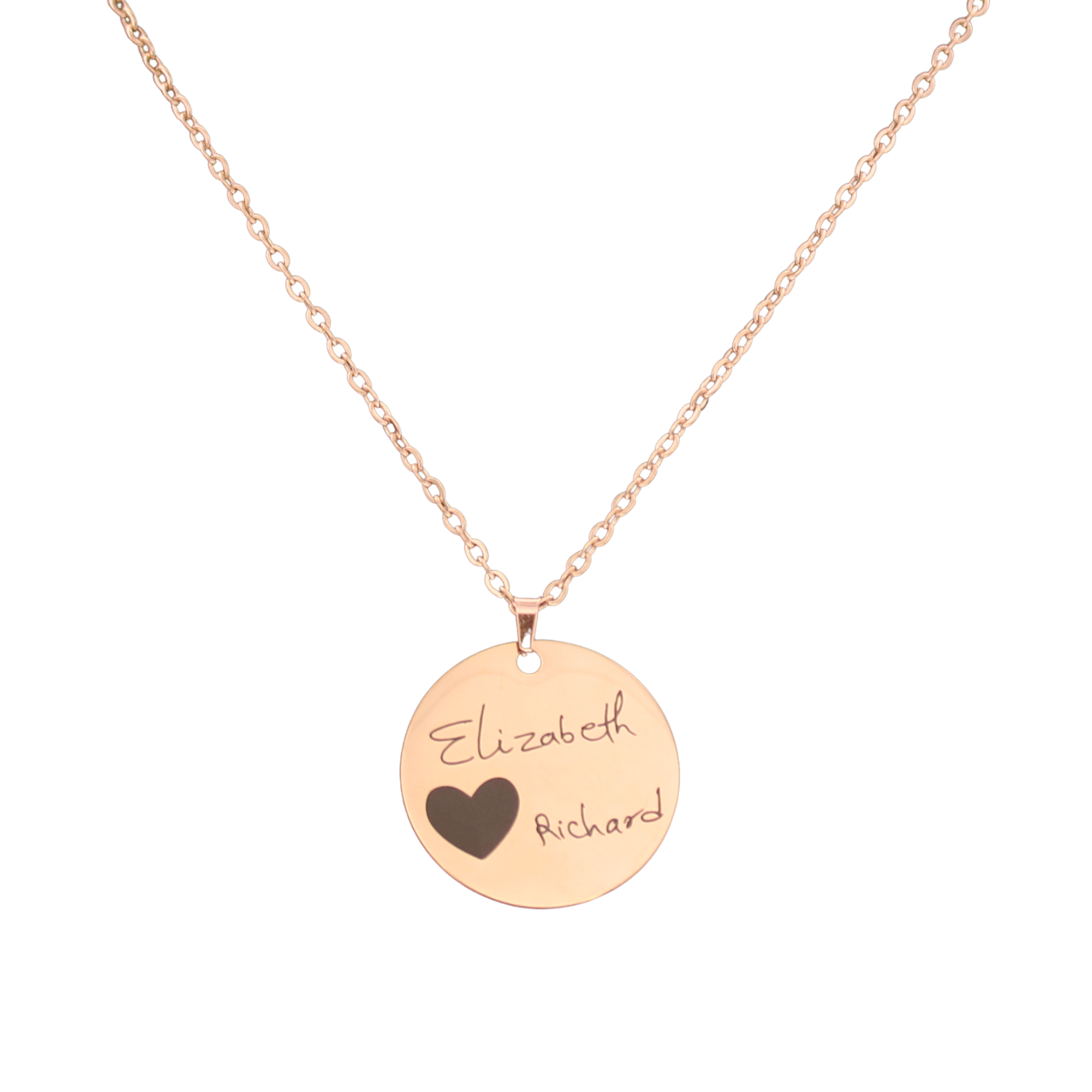 Personalized Circle Necklace KCL 30