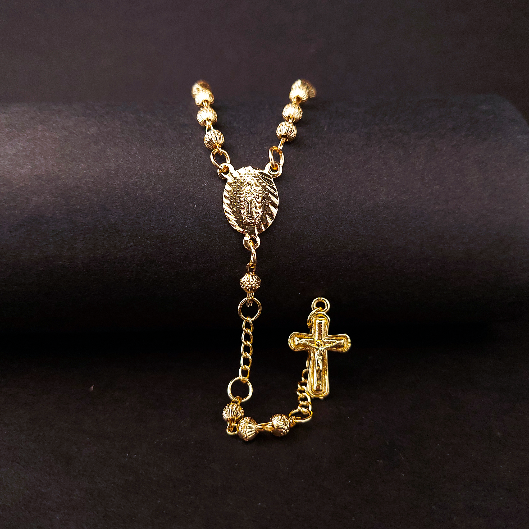 4 MM Rosary Guadalupe R 4001-1