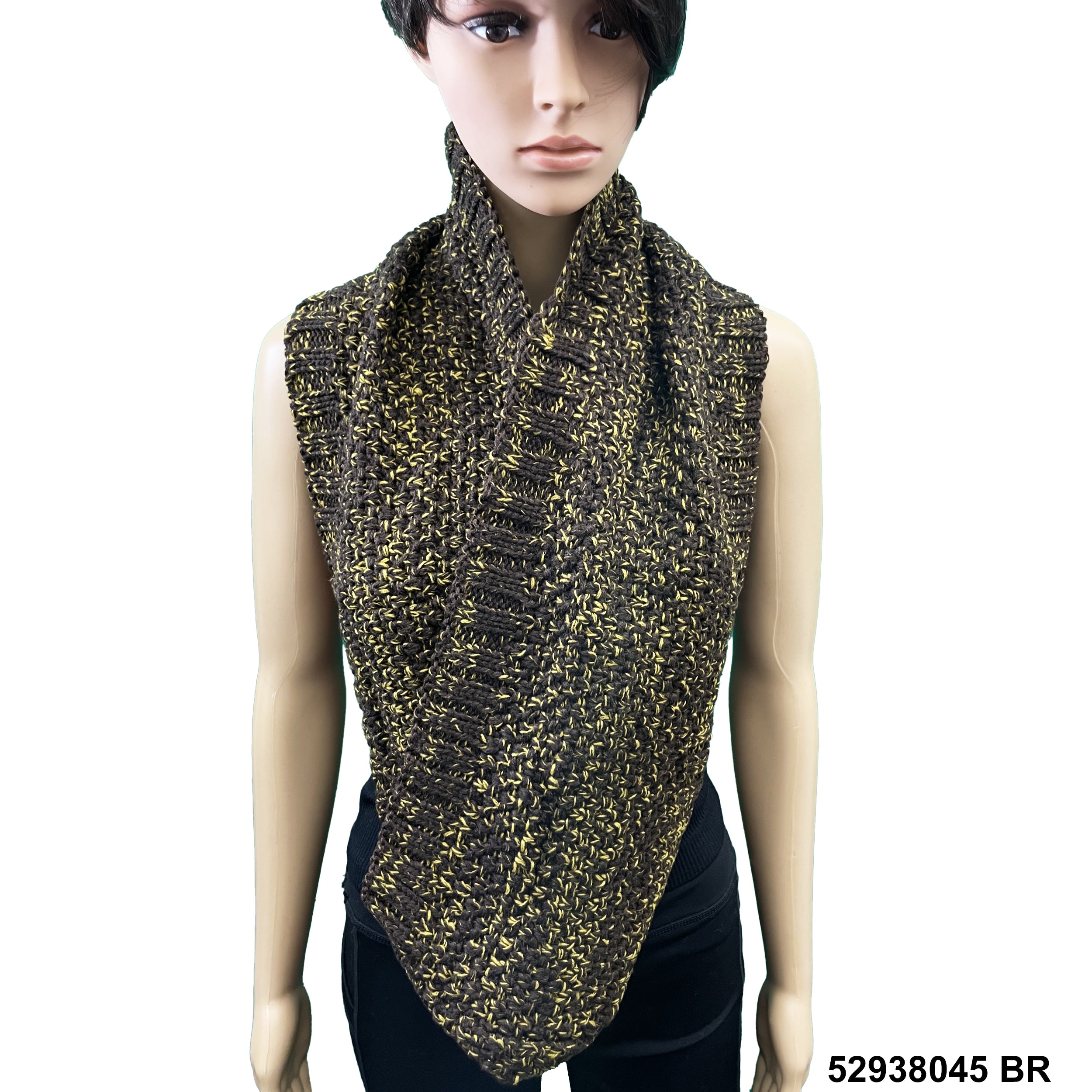 Wool Infinity Oatmeal Print Scarf 52938045 BR