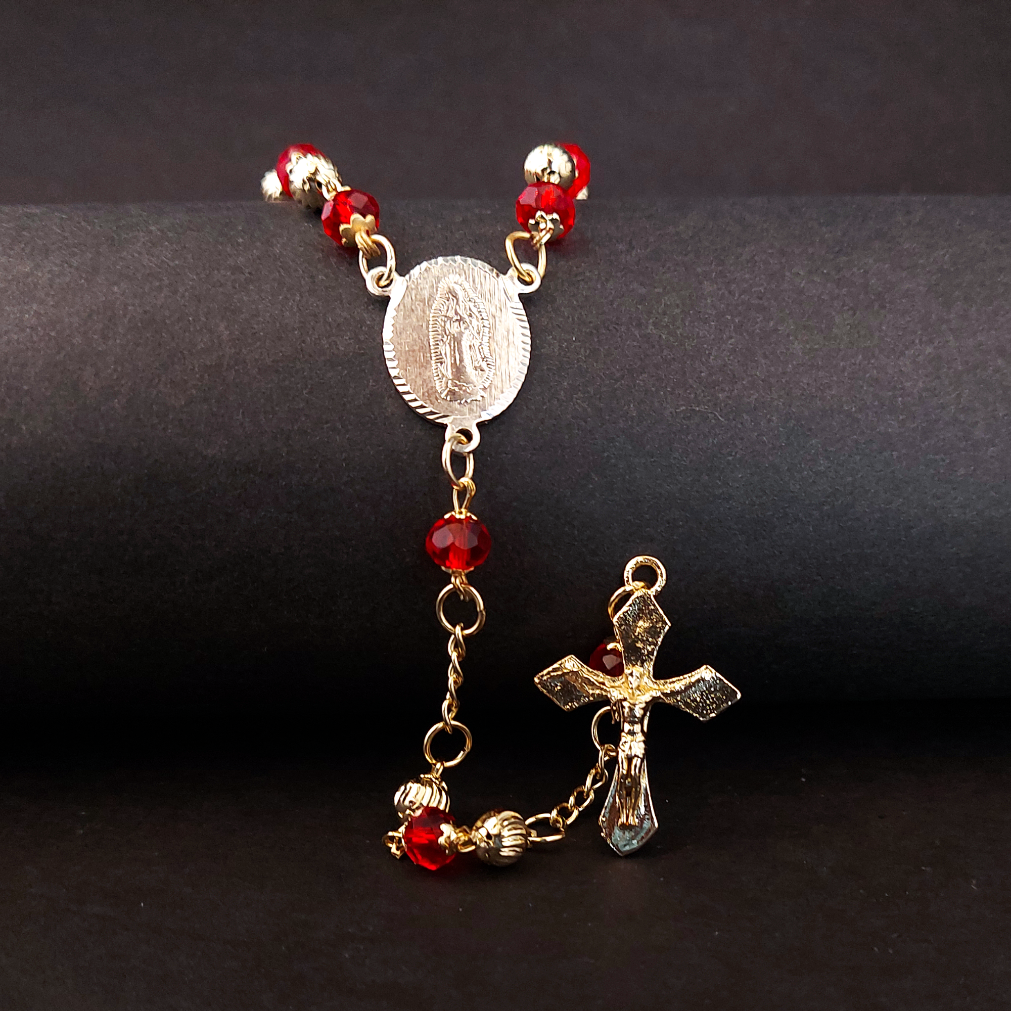 6 MM Rosary Guadalupe R 6003 R