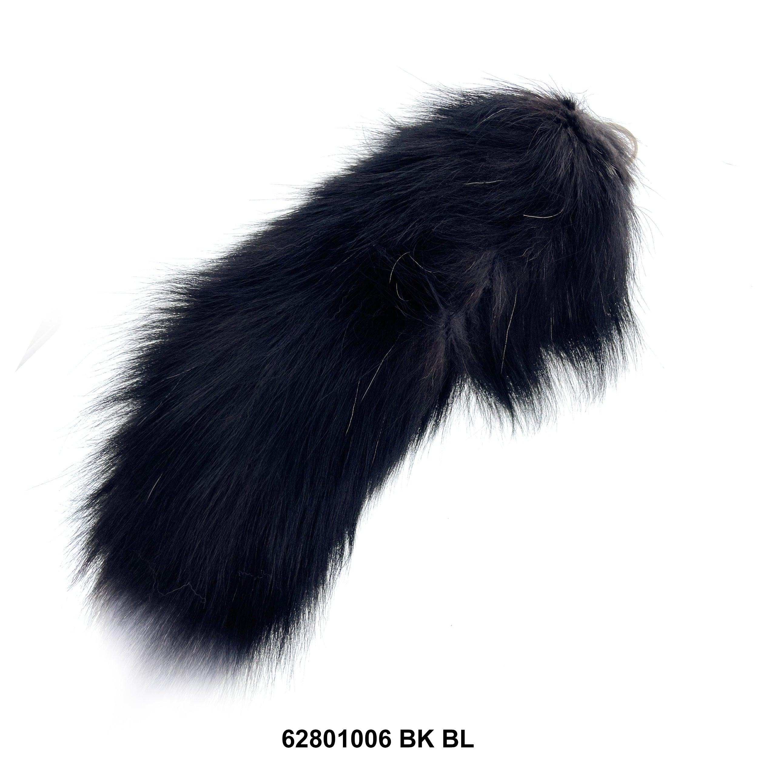 Fluffy Fox Faux Fur Tail 62801006 BK BL