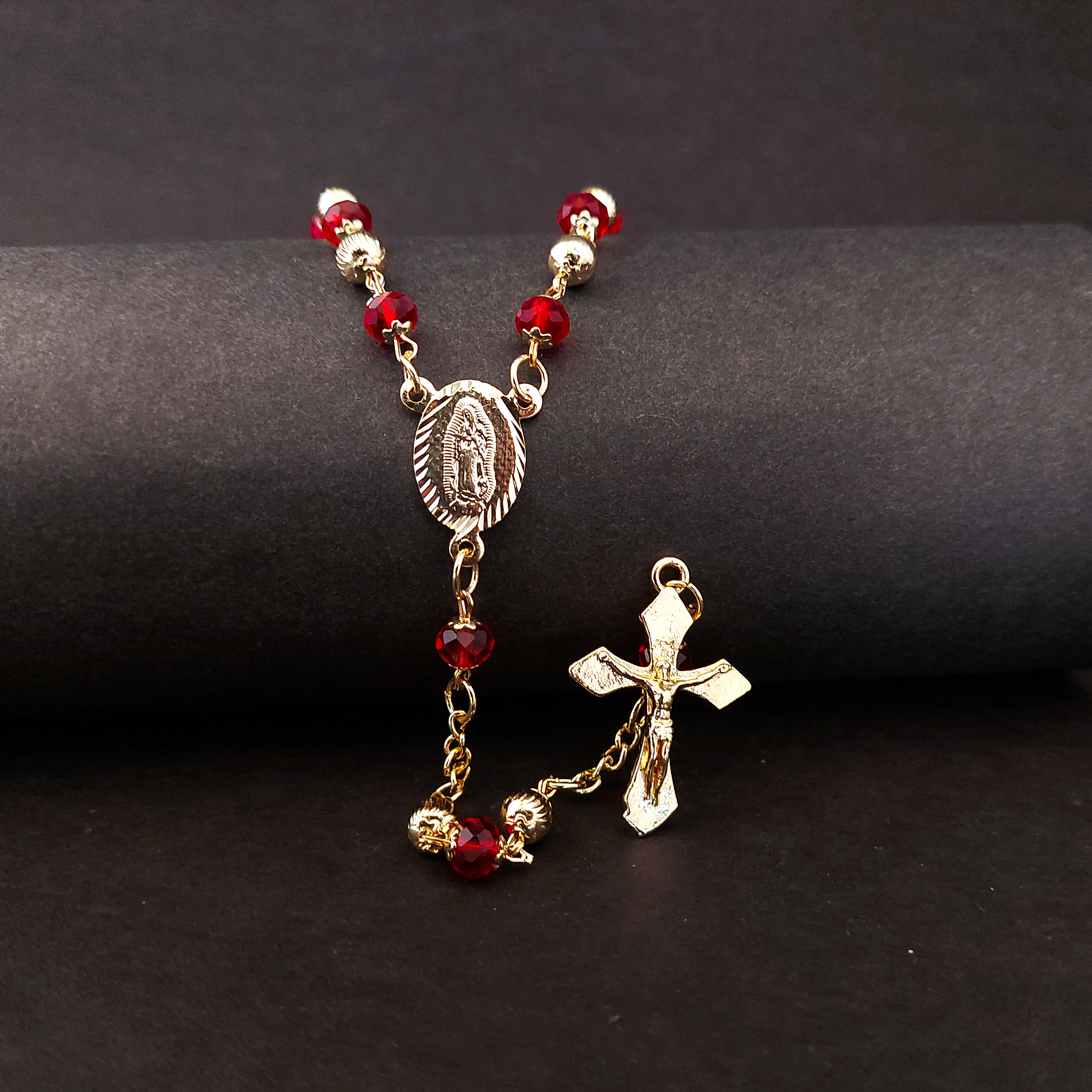 6 MM Rosary Guadalupe R 6003 BRG