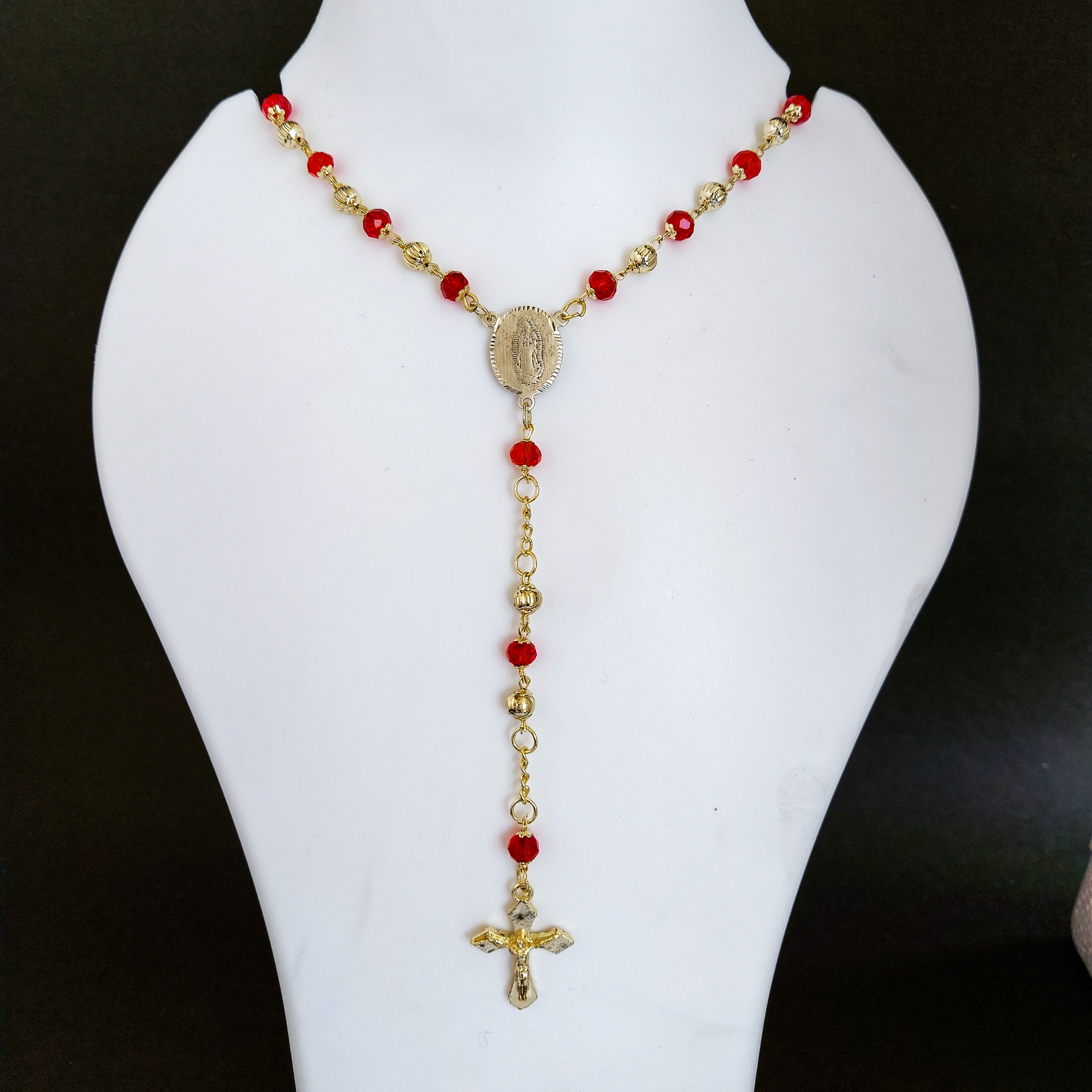 6 MM Rosary Guadalupe R 6003 R