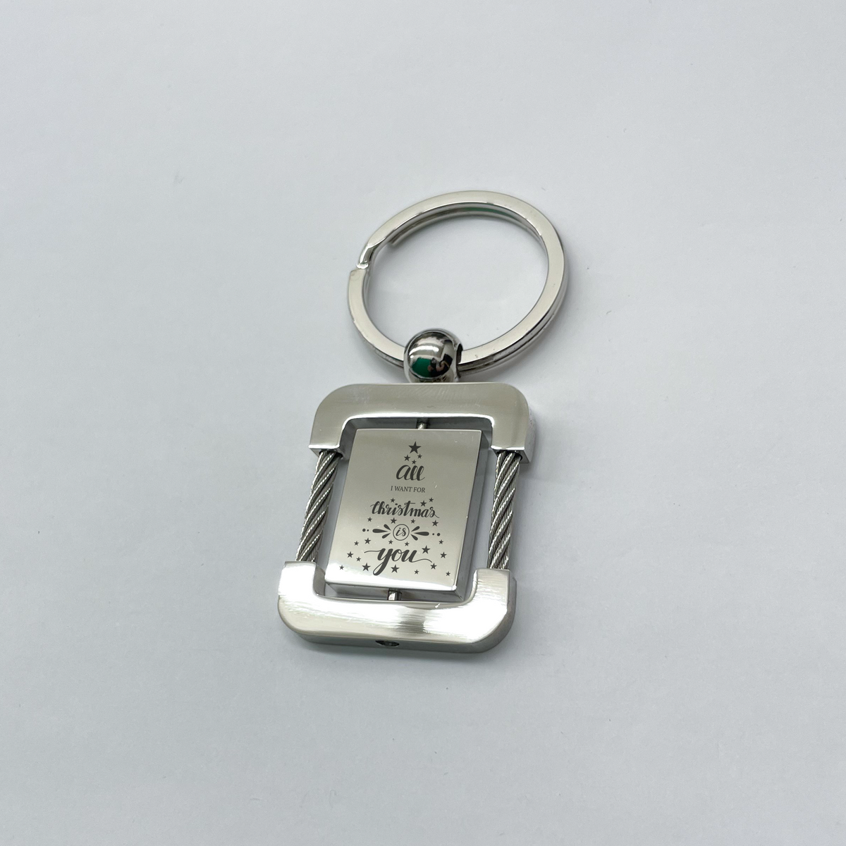 Double rotating square keychain CH 0103 – Kaashusa