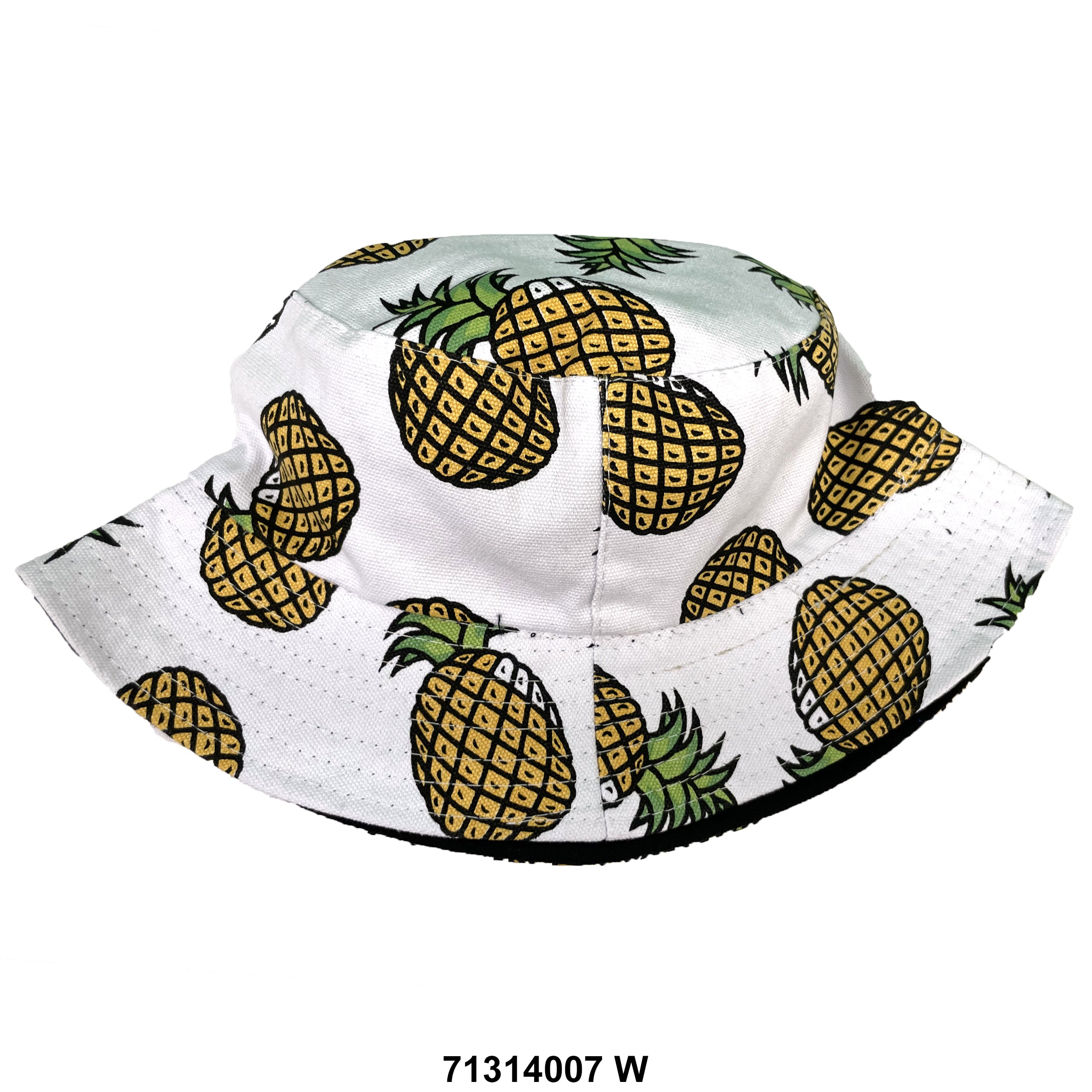 Bucket pineapple print hat 71314007 W