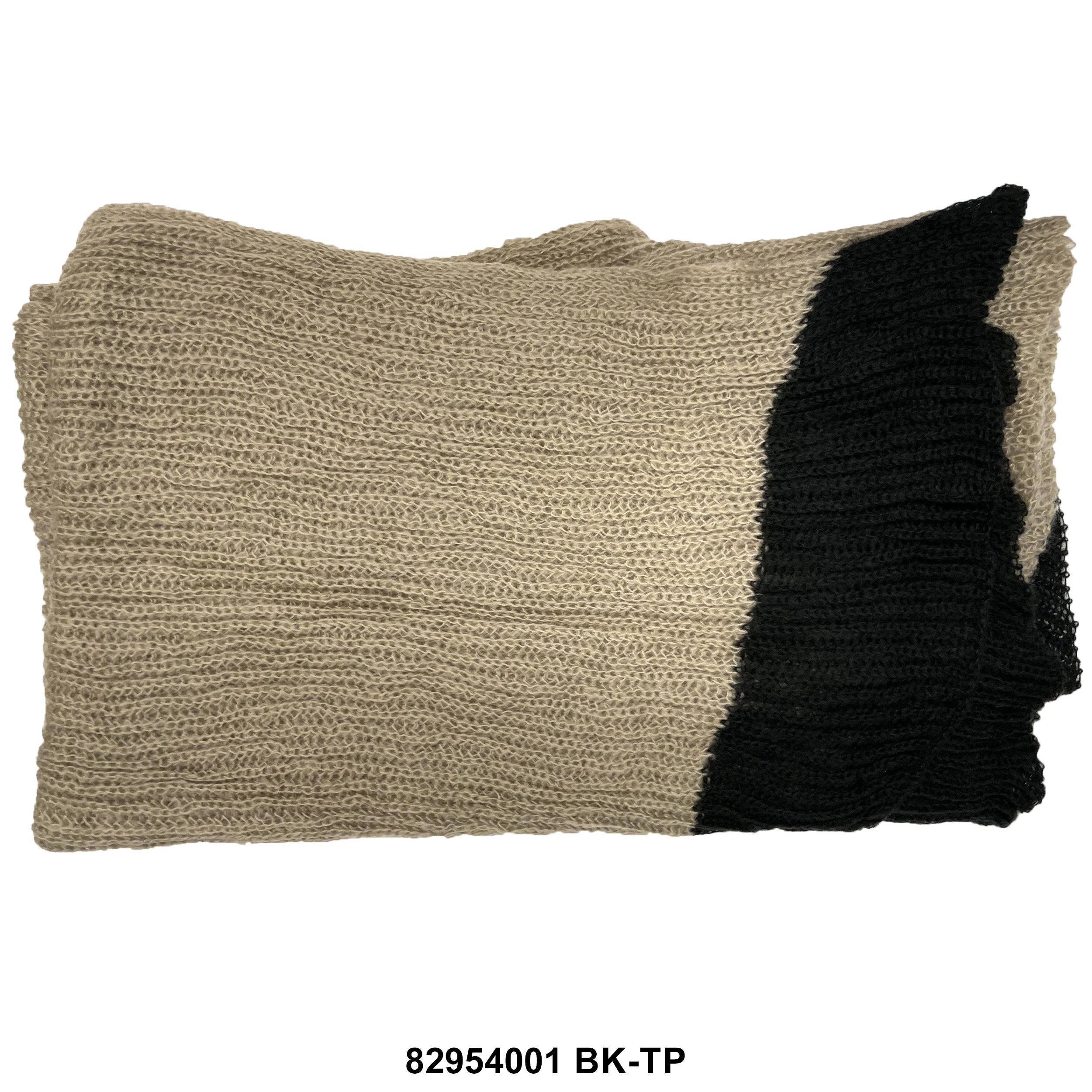 Warm Knitted Shawls 82954001 BK-TP