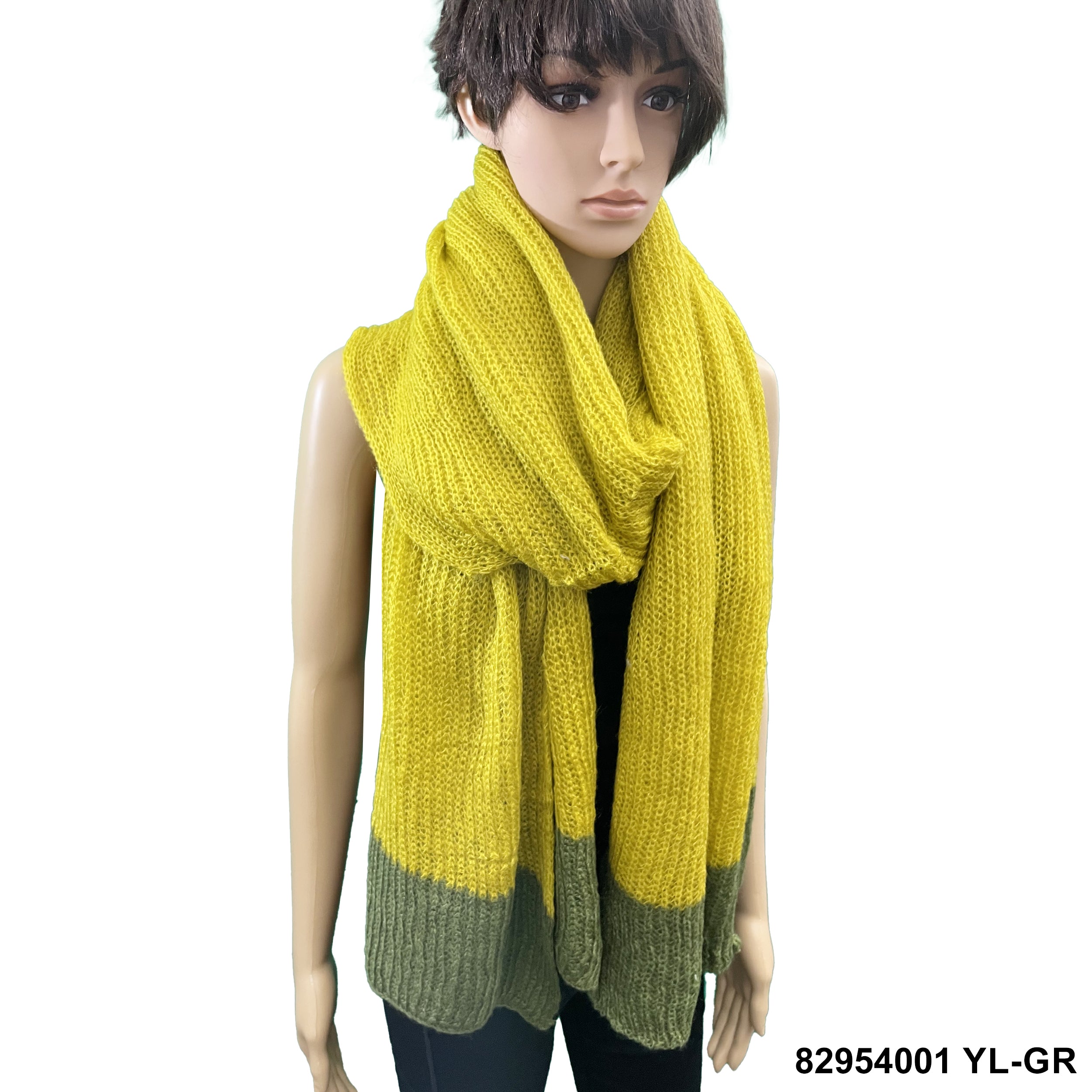 Warm Knitted Shawls 82954001 YL-GR