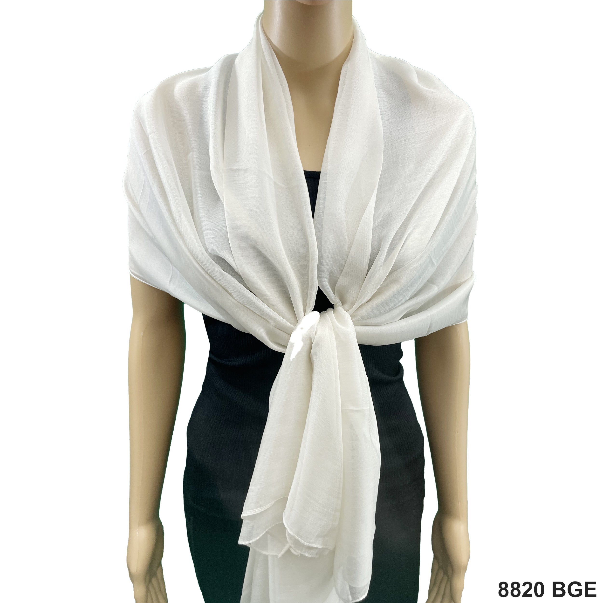 Plain Scarf 8820 BGE